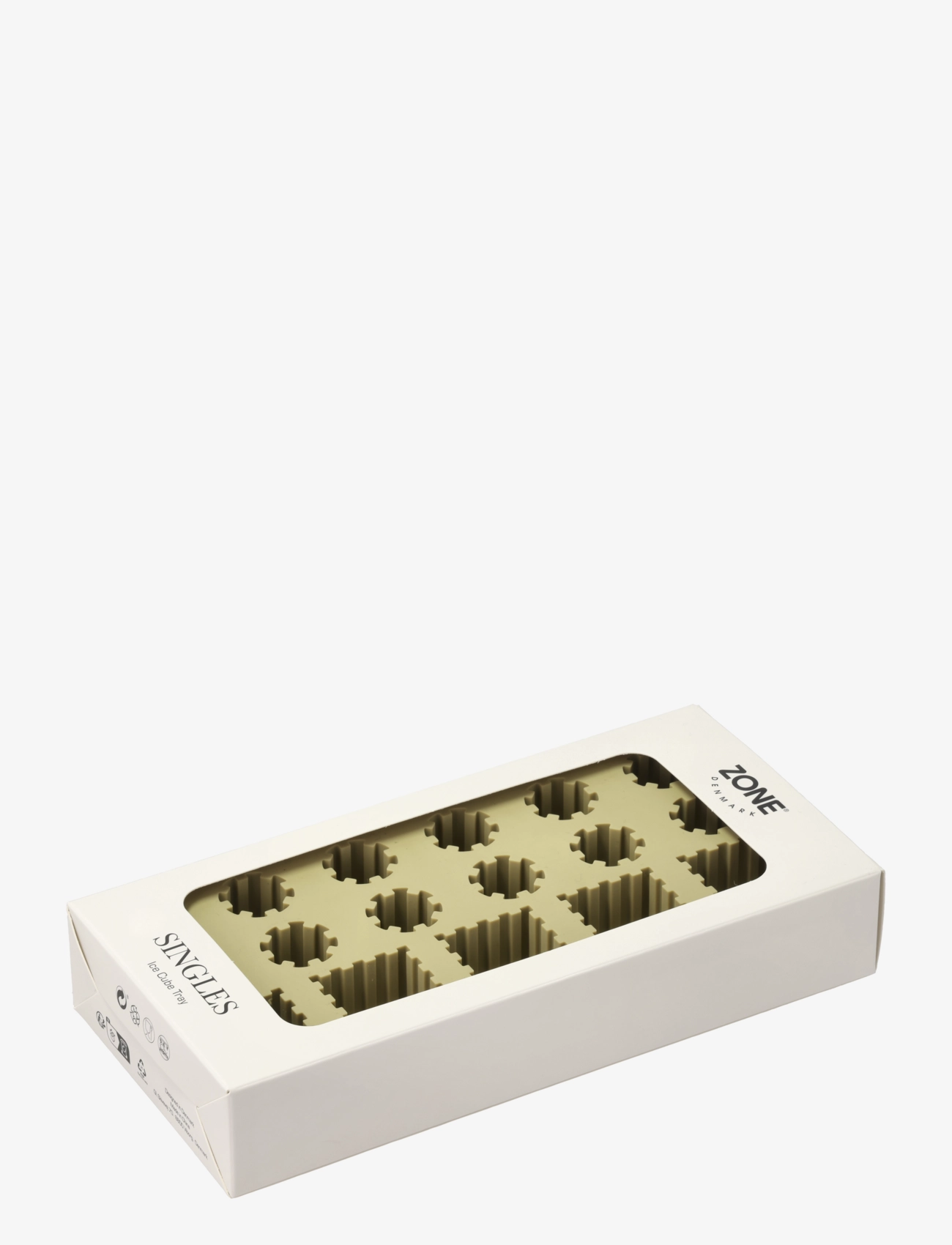 Zone Denmark - Ice cube tray Singles - leek green - 1