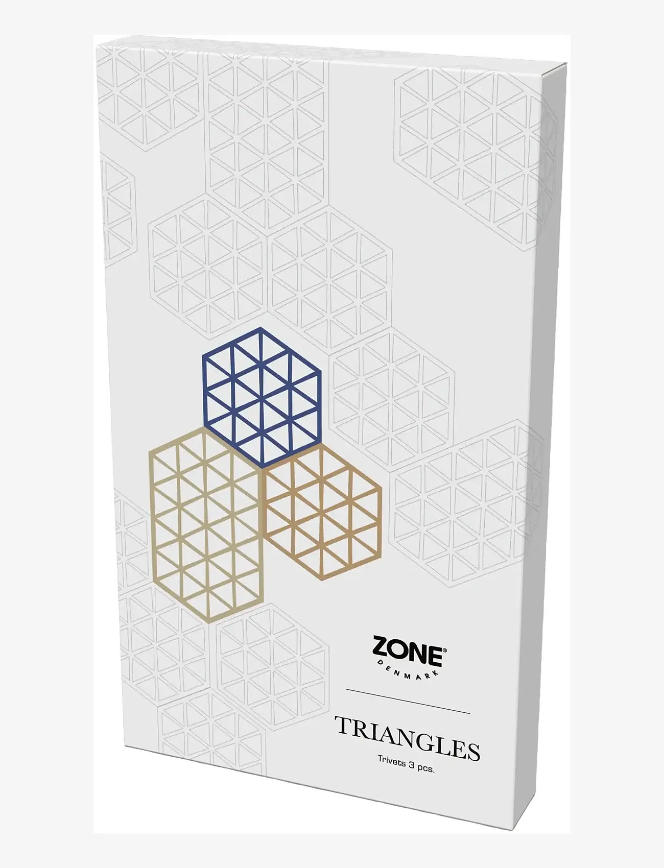 Zone Denmark - Grytunderlägg Triangles 3 st - grytunderlägg - mix - 2