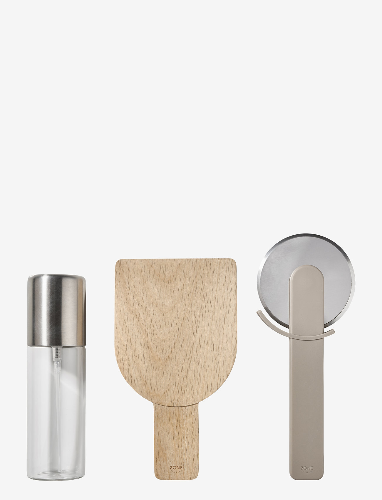 Zone Denmark - Pizzasett Singles 3 deler - shop etter pris - brun - 0