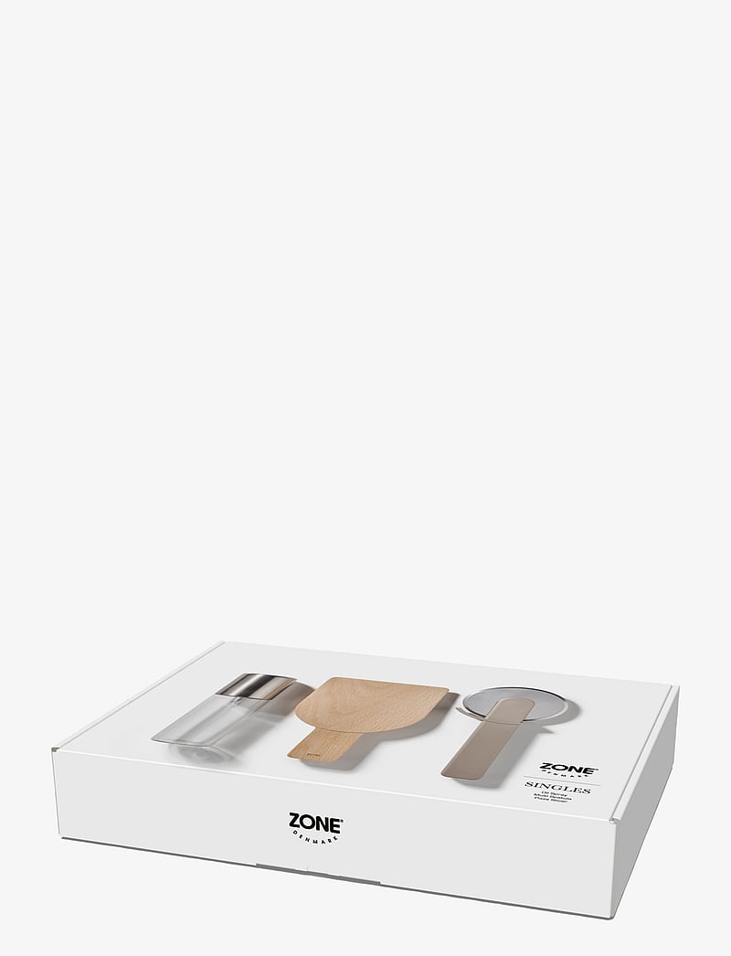 Zone Denmark - Pizza set Singles 3 parts - pizza-utensilien - brun - 2