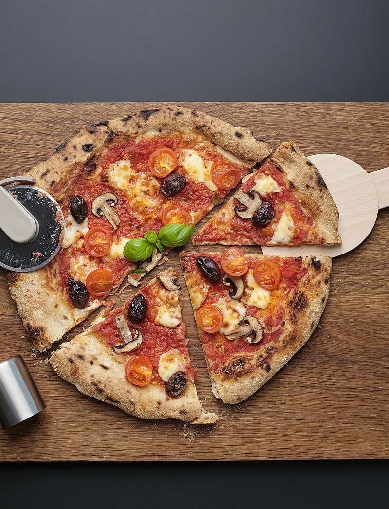 Zone Denmark - Pizza set Singles 3 parts - pizza-utensilien - brun - 0