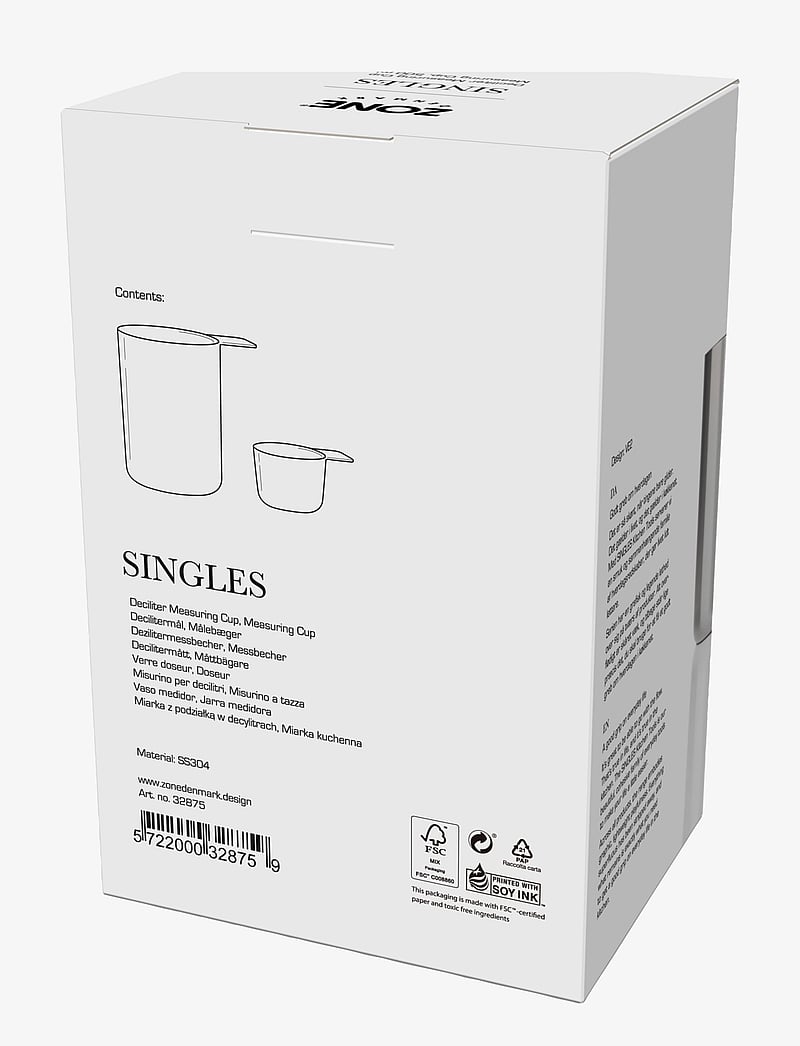 Zone Denmark - Measuring set Singles 2 parts - rührschüsseln - metall - 3