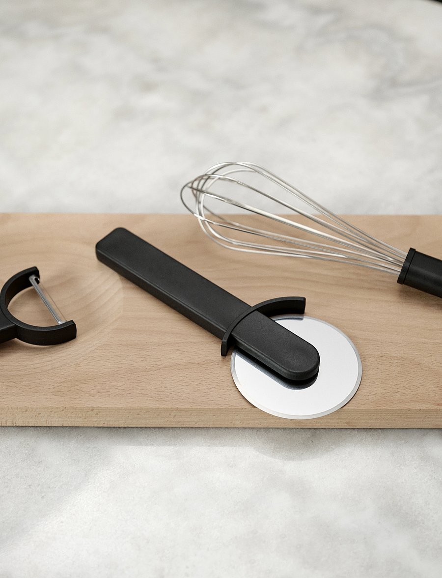 Zone Denmark - Kitchen utensil set Singles 3 pcs - pizza-utensilien - svart - 3