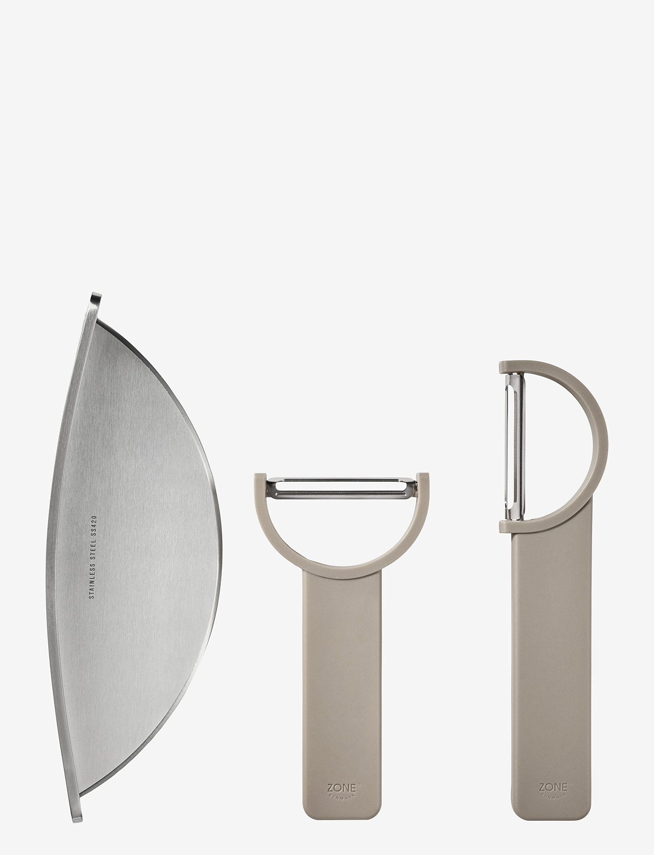 Zone Denmark - Cutting set Singles 3 pcs - gifts below 50€ - brun - 0