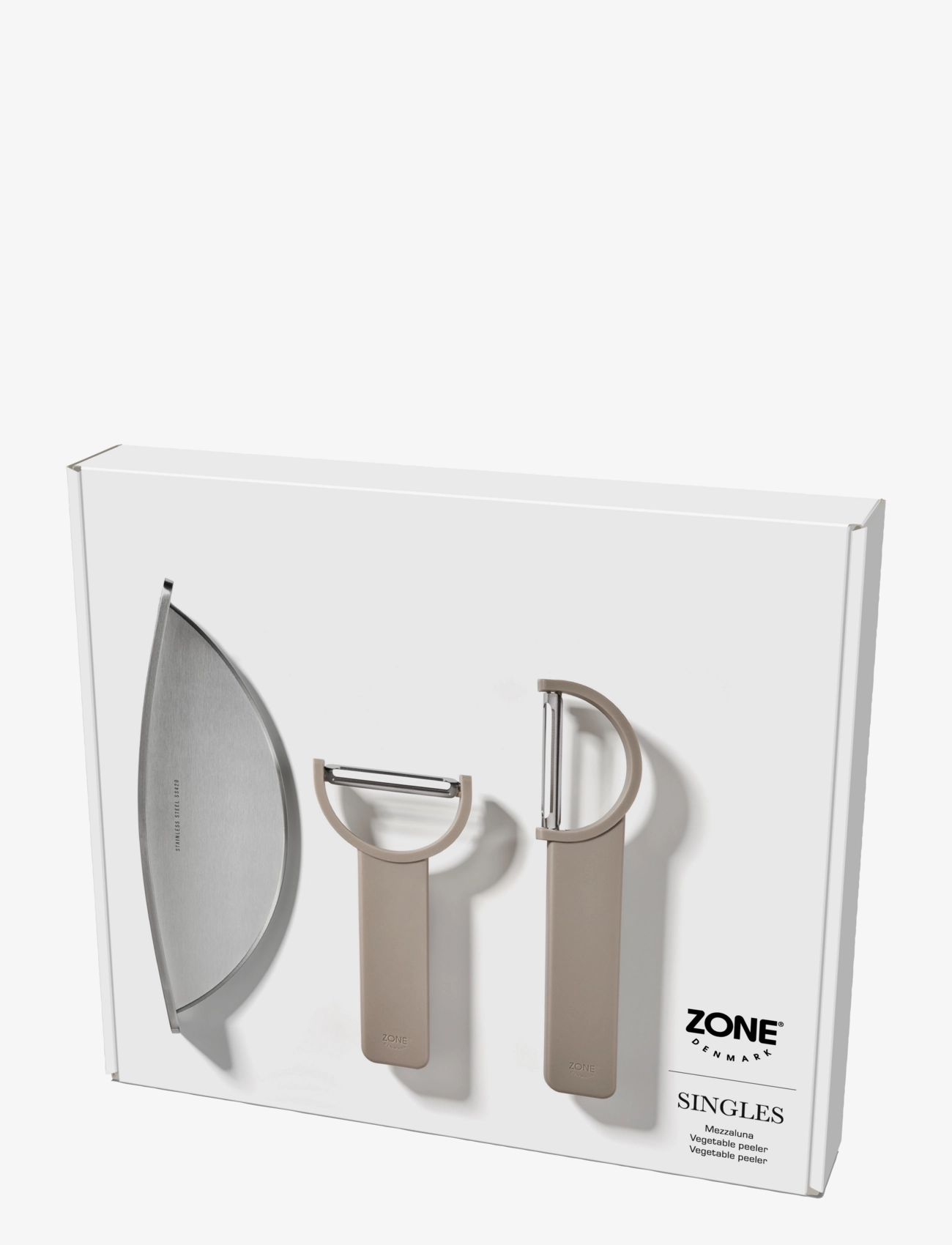 Zone Denmark - Cutting set Singles 3 pcs - juustulõikurid - brun - 2