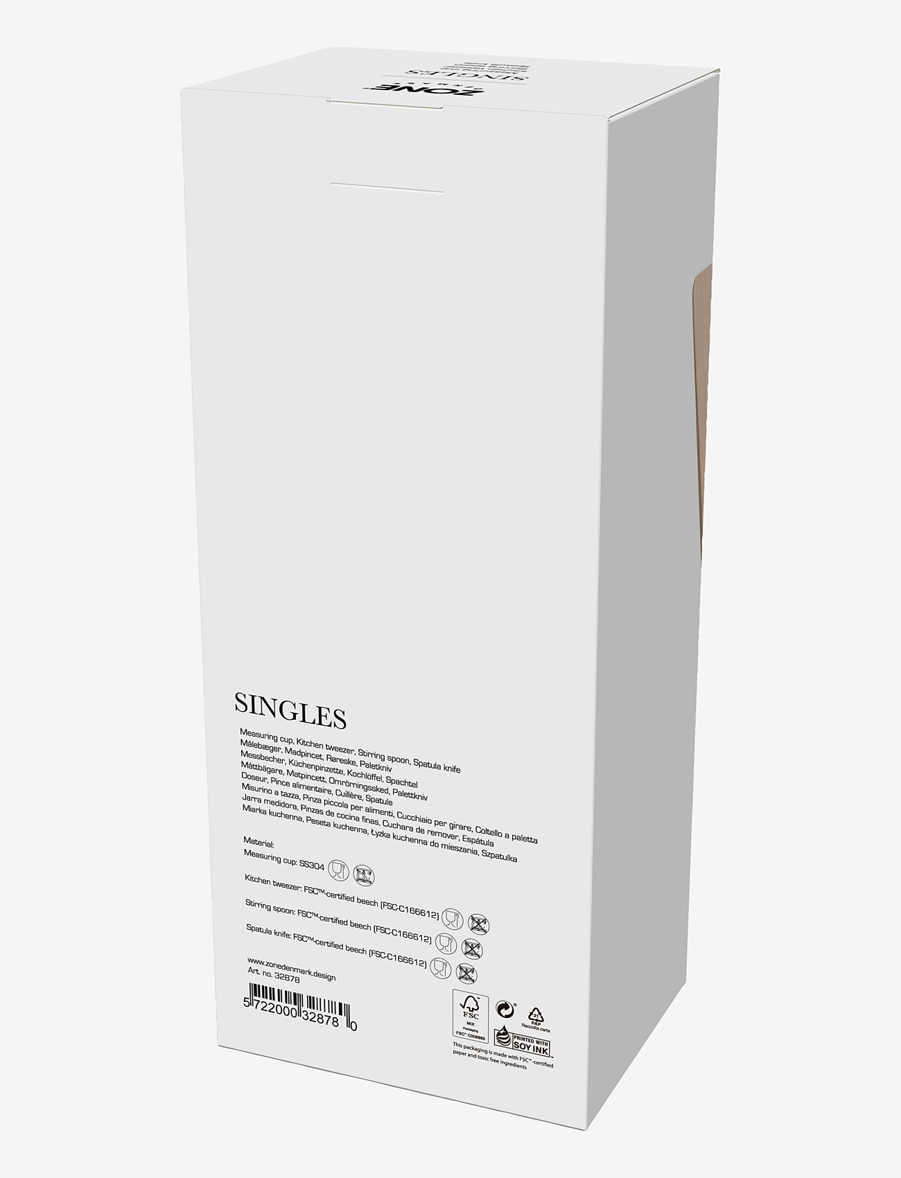 Zone Denmark - Kitchen utensil set Singles 4 parts - andere küchenutensilien - natur - 3