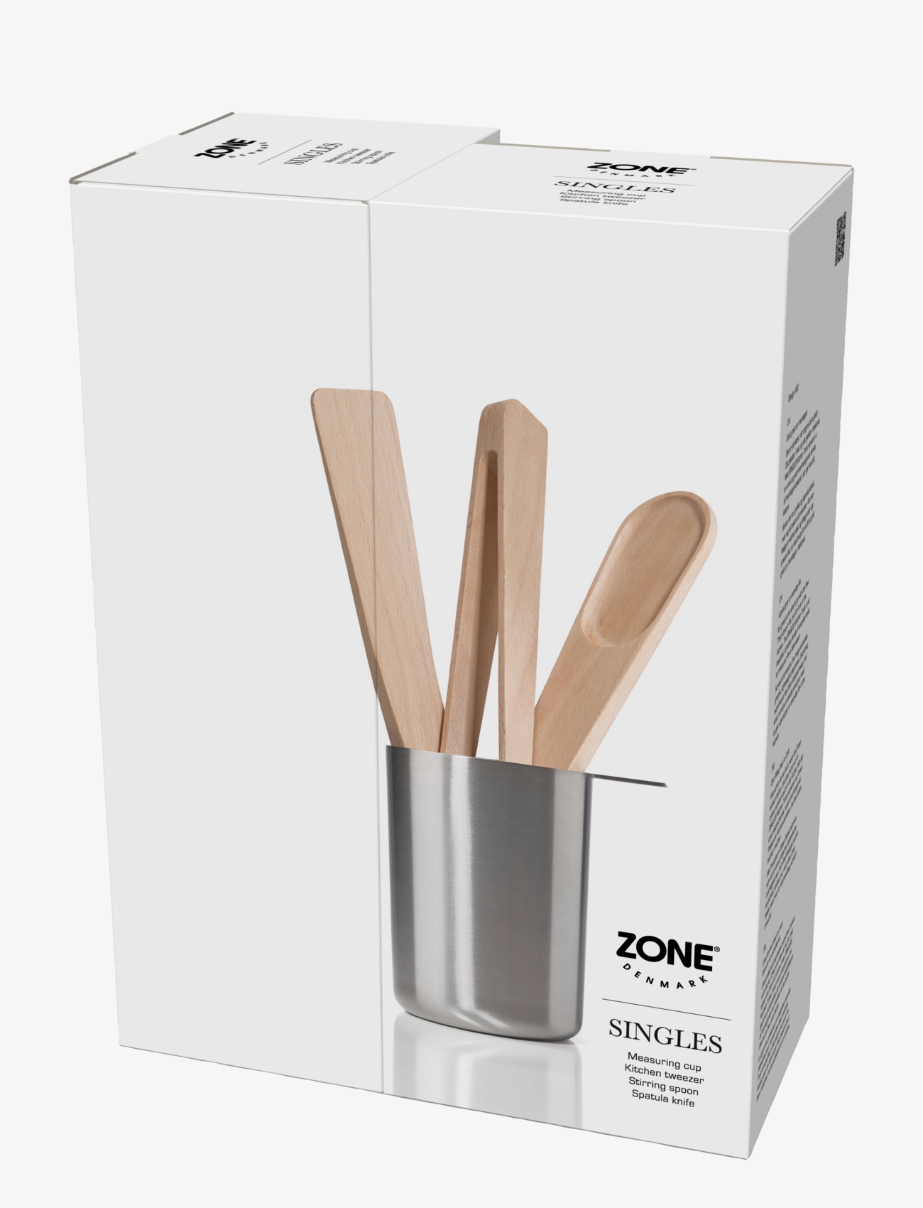 Zone Denmark - Kitchen utensil set Singles 4 parts - inne przybory kuchenne - natur - 4