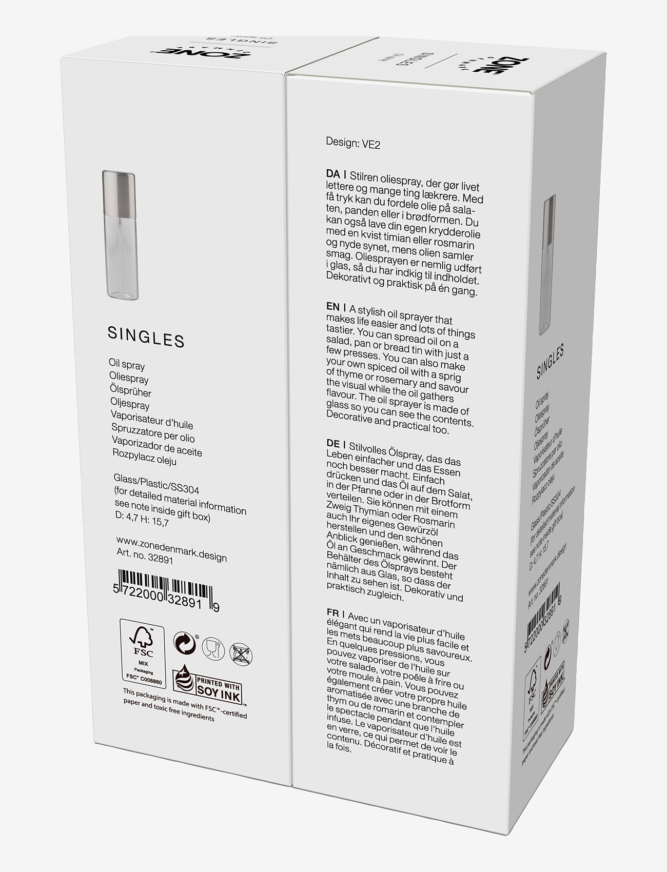 Zone Denmark - Oil sprayer Singles - brun - 4