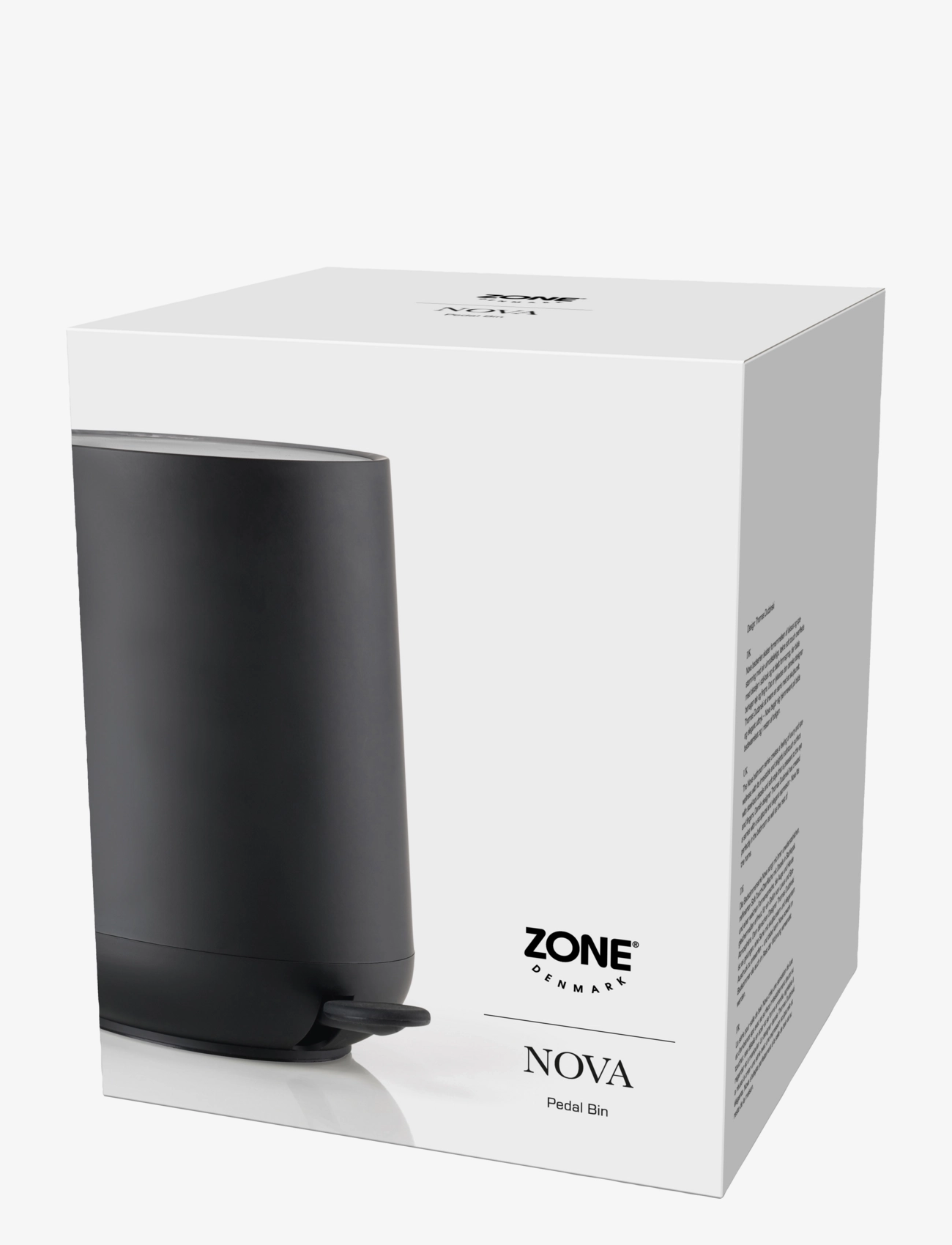 Zone Denmark - Pedal bin Nova - aufbewahrung - black - 2