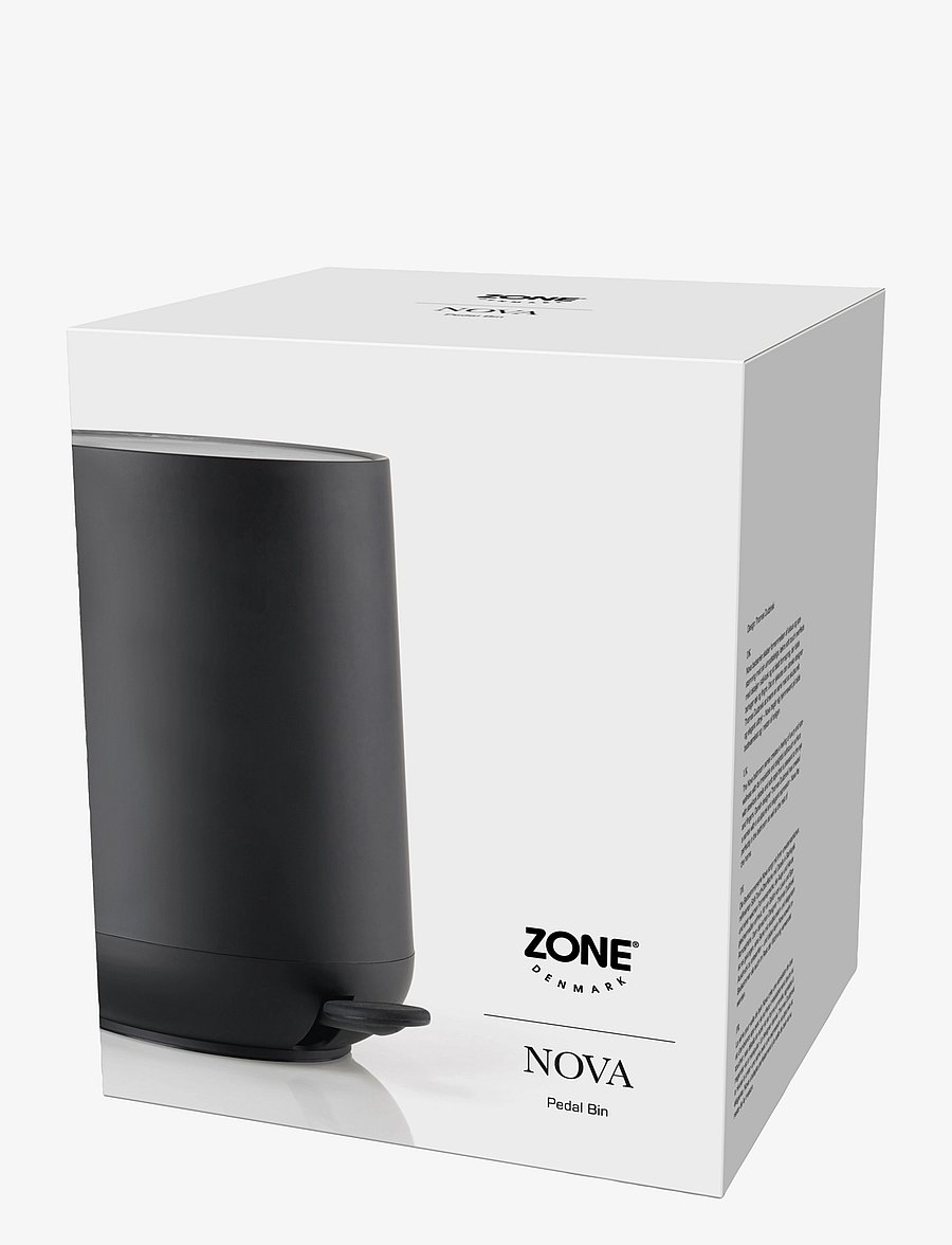 Zone Denmark - Pedal bin Nova - paberi prügikastid - black - 2