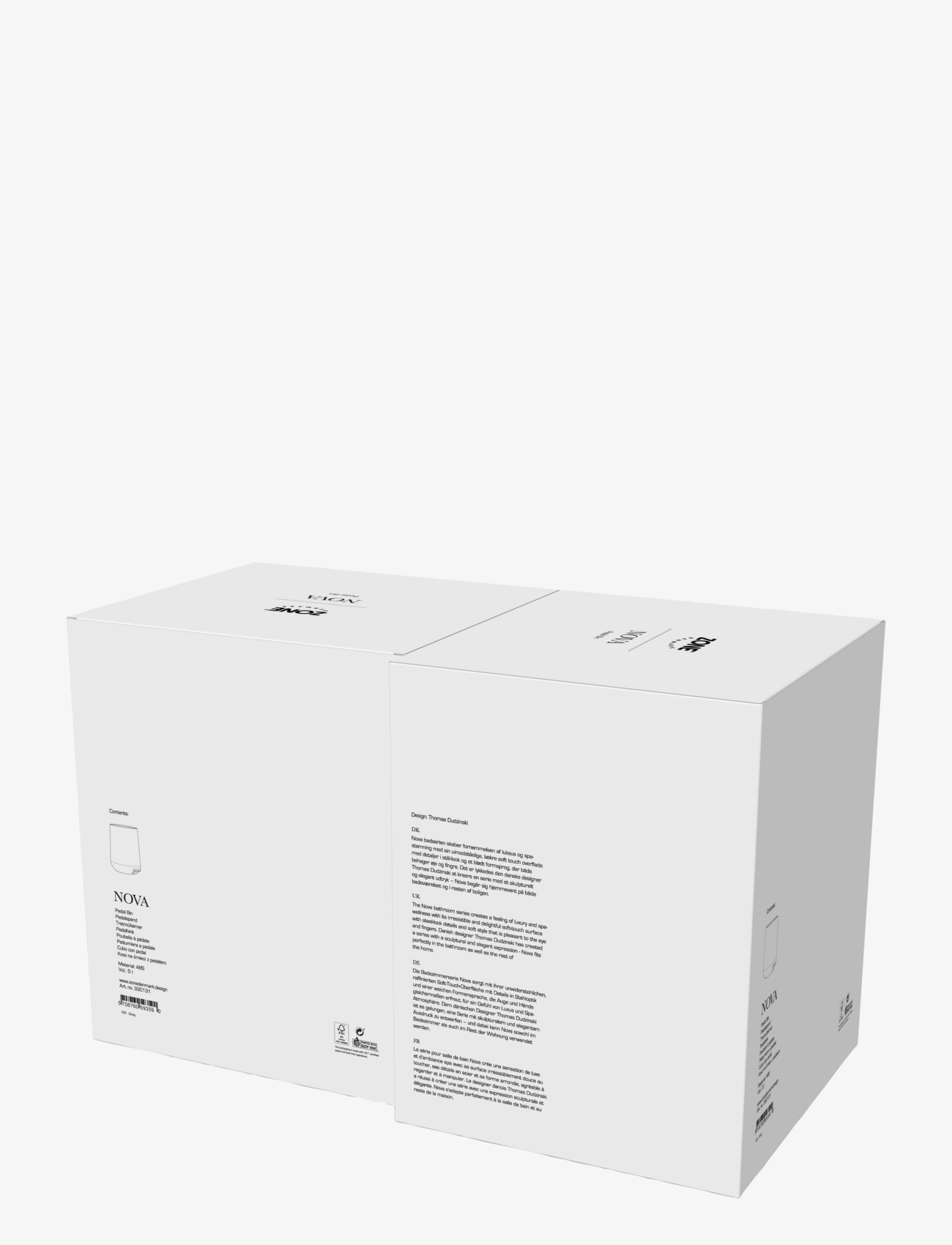 Zone Denmark - Pedalspand Nova - opbevaring - grey - 4