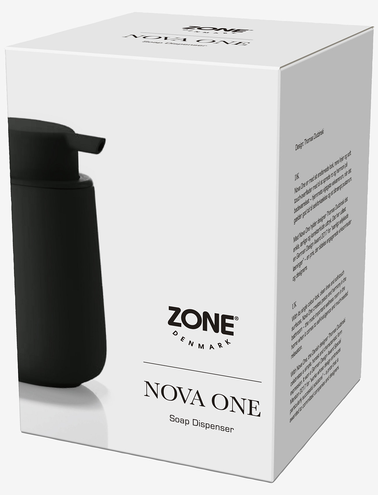 Zone Denmark - Soapdispenser Nova One - black - 1