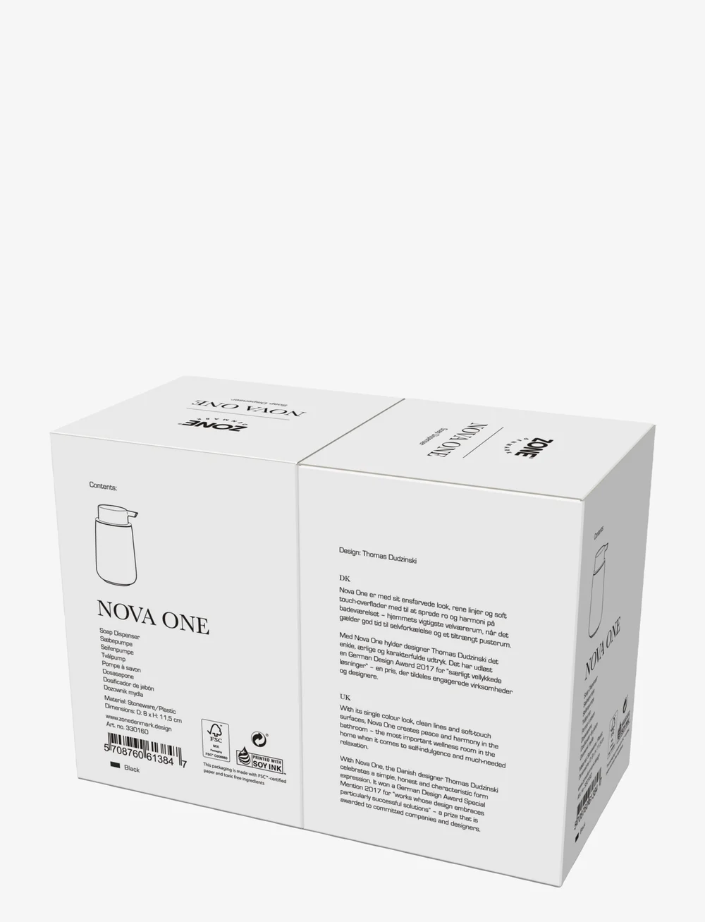 Zone Denmark - Soapdispenser Nova One - osta hinna alusel - black - 4