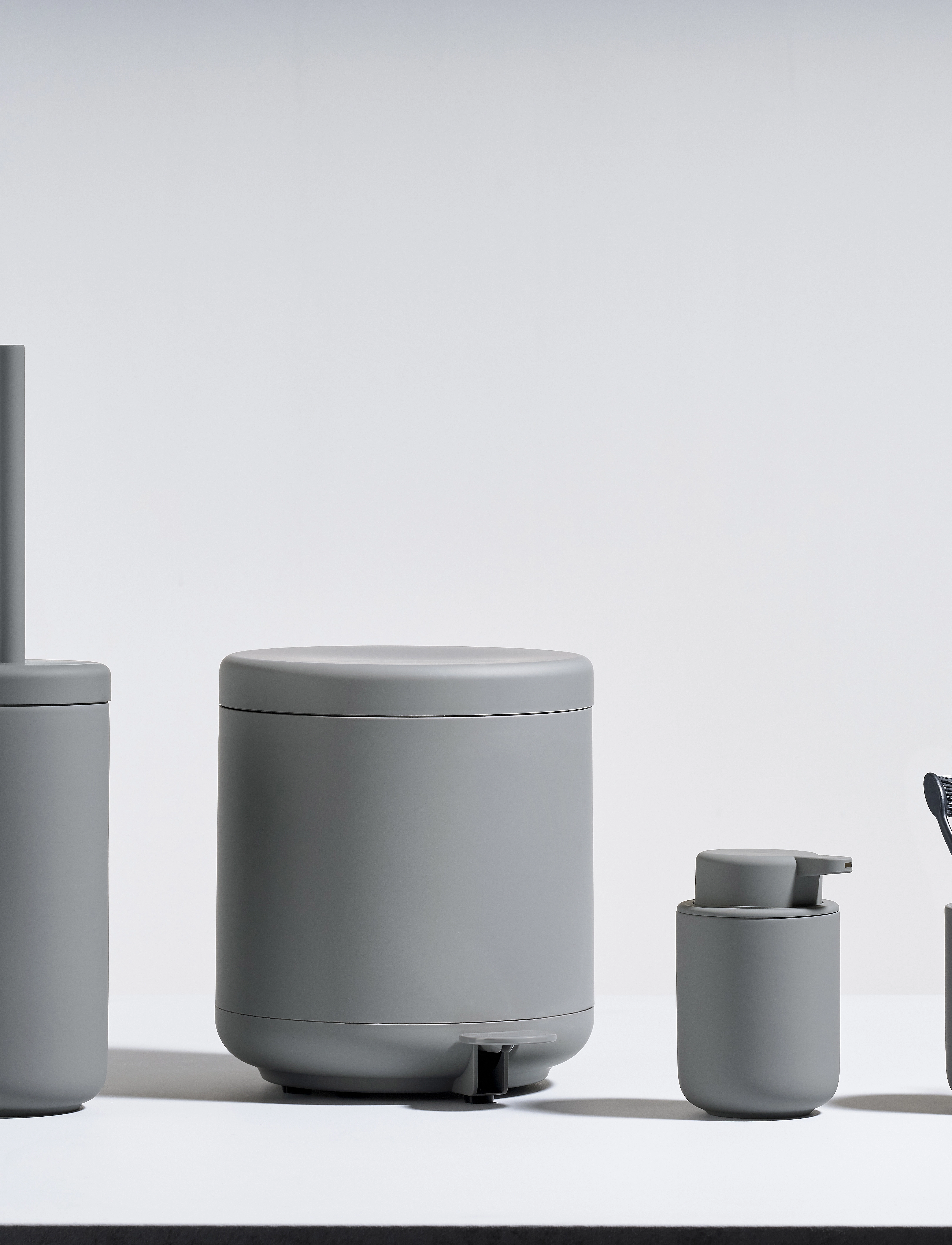 Zone Denmark Toiletbørste Ume, 10X 10X 38.7 cm, Grey, Badeværelsesinteriør > Toiletbørster, Unisex