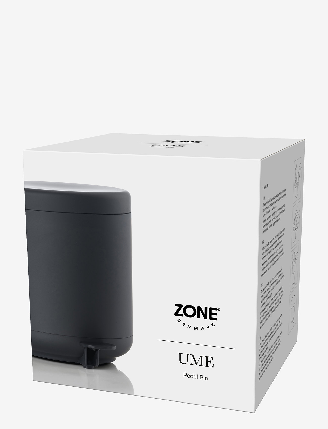 Zone Denmark - Pedalspand Ume - badeværelsestilbehør - black - 1