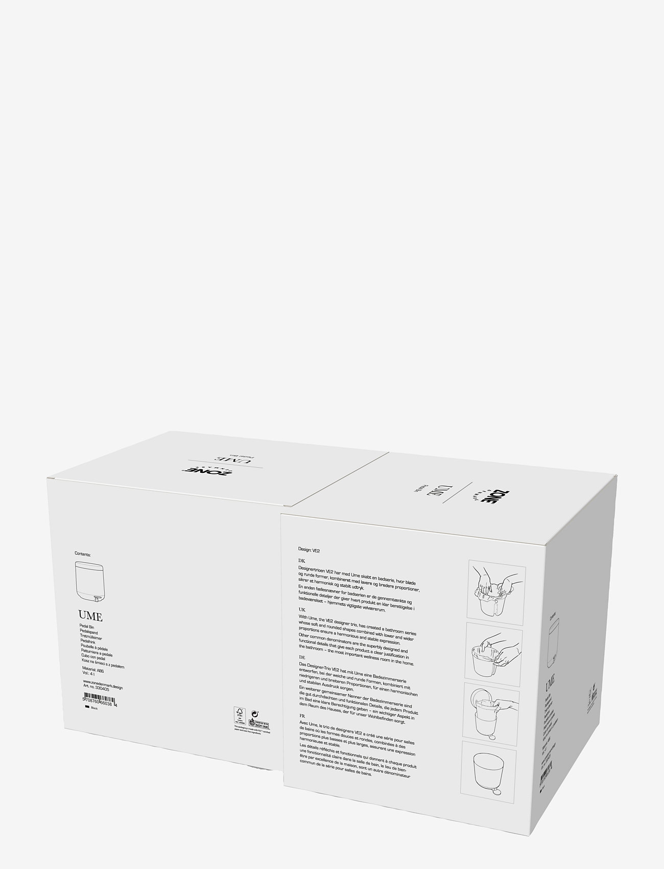 Zone Denmark - Pedalspand Ume - badeværelsestilbehør - black - 3