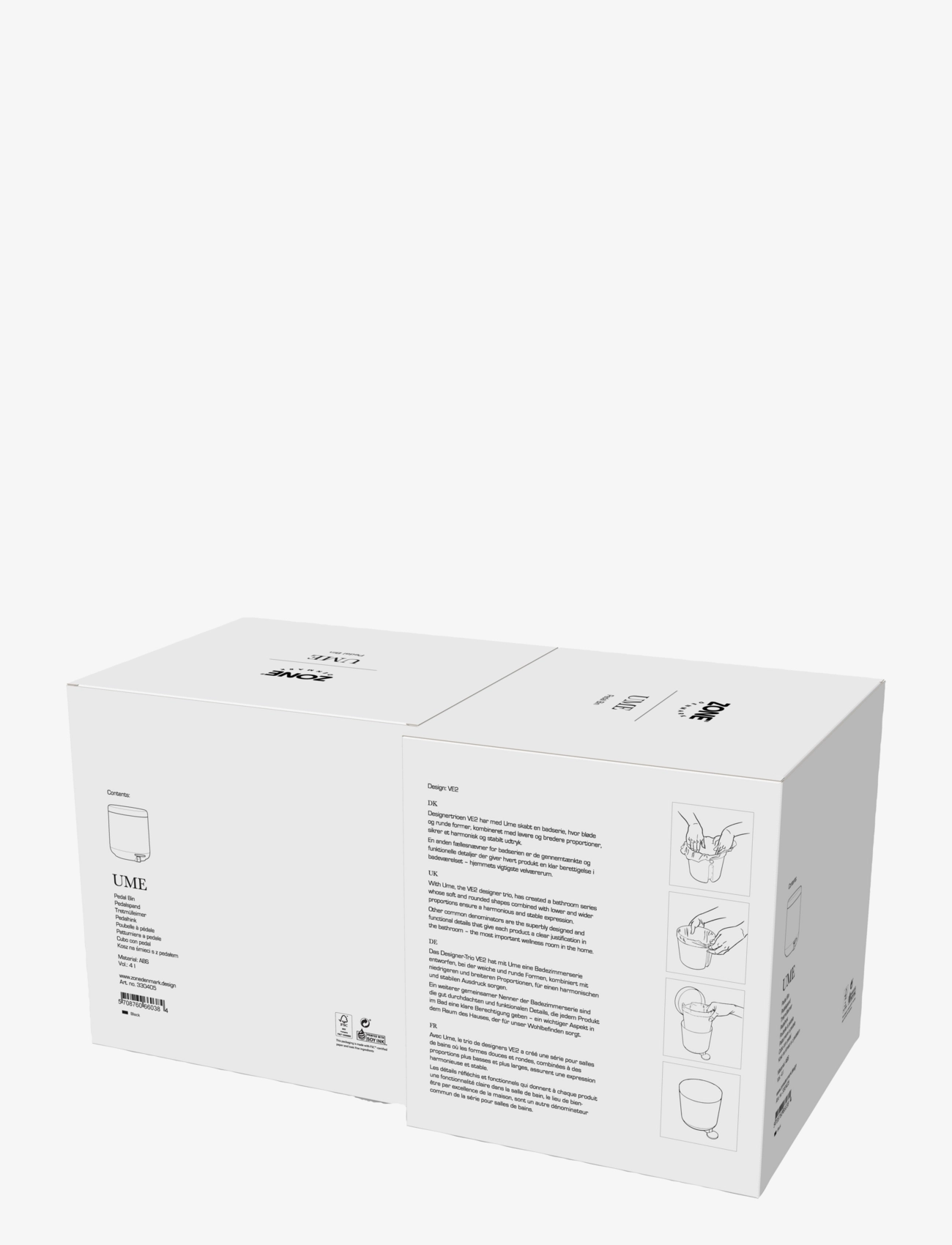 Zone Denmark - Pedalspand Ume - badeværelsestilbehør - black - 4