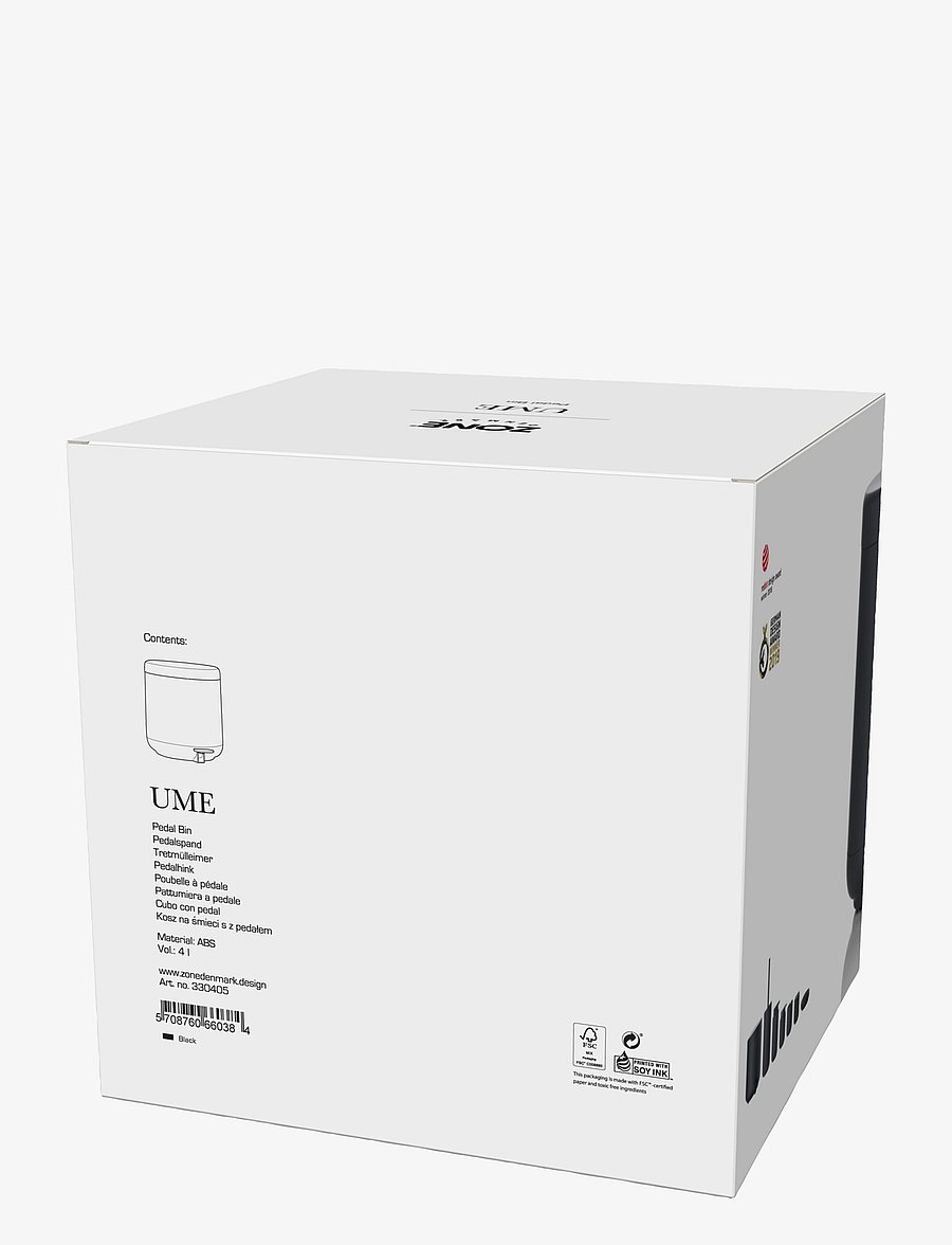 Zone Denmark - Pedal bin Ume - papierkörbe - black - 5