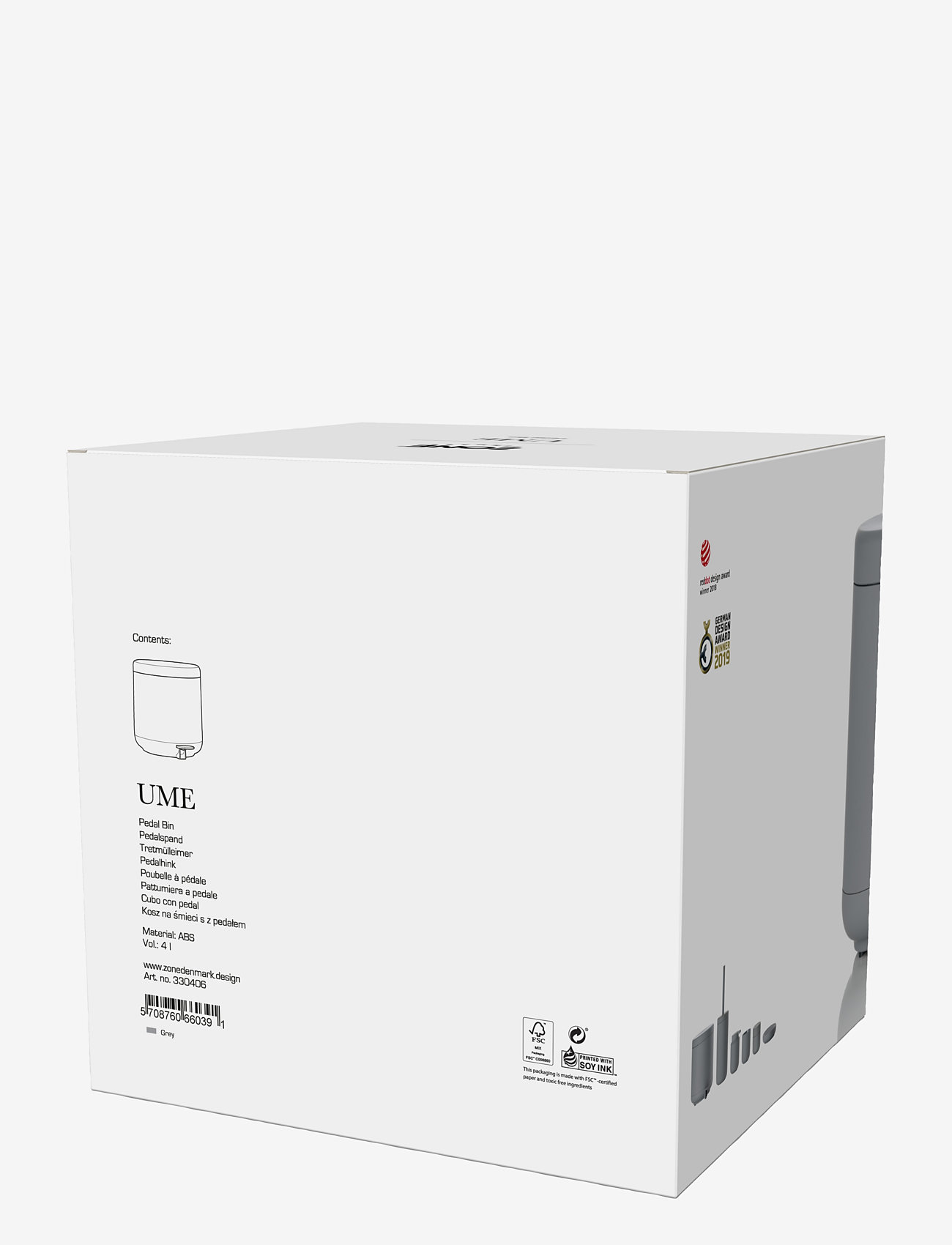 Zone Denmark - Pedal bin Ume - badausstattung - dark grey - 3
