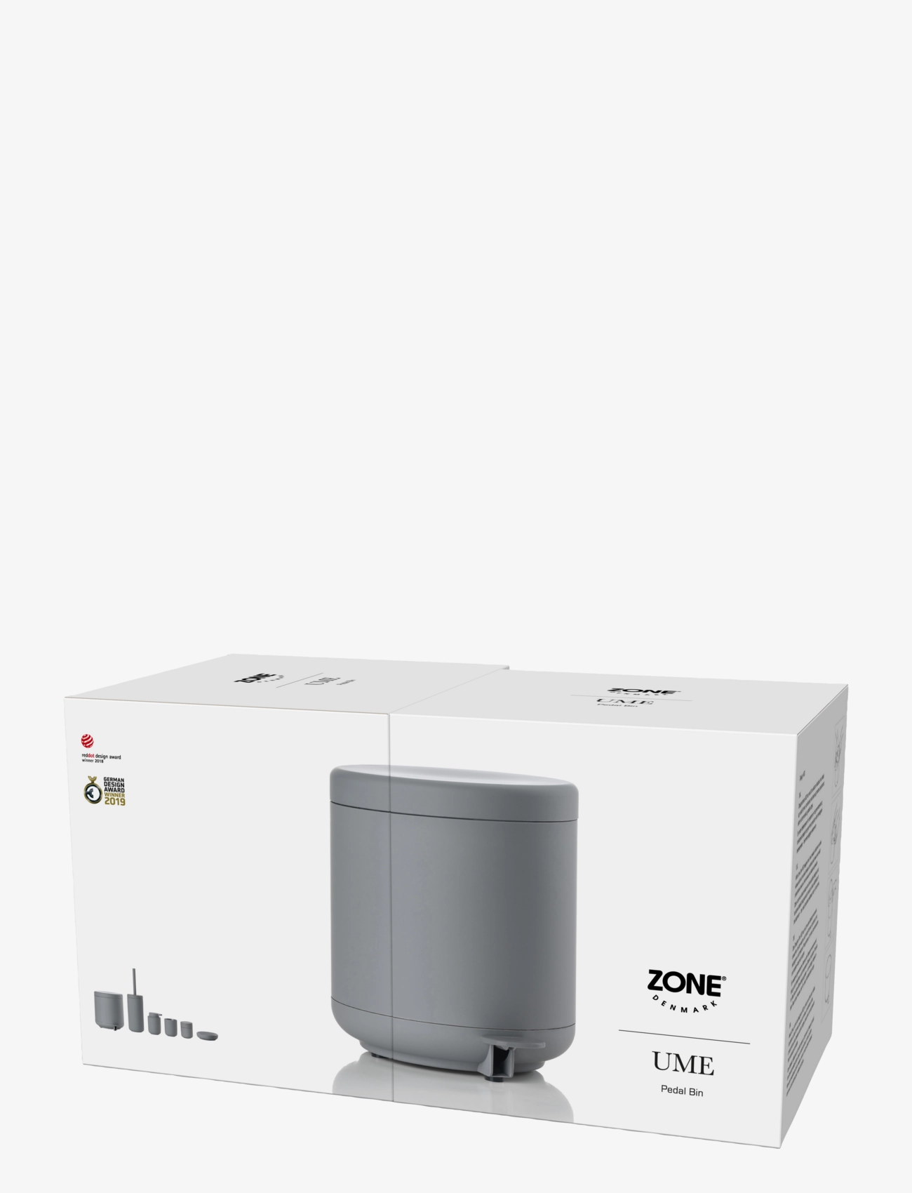 Zone Denmark - Pedalspand Ume - badeværelsestilbehør - dark grey - 4