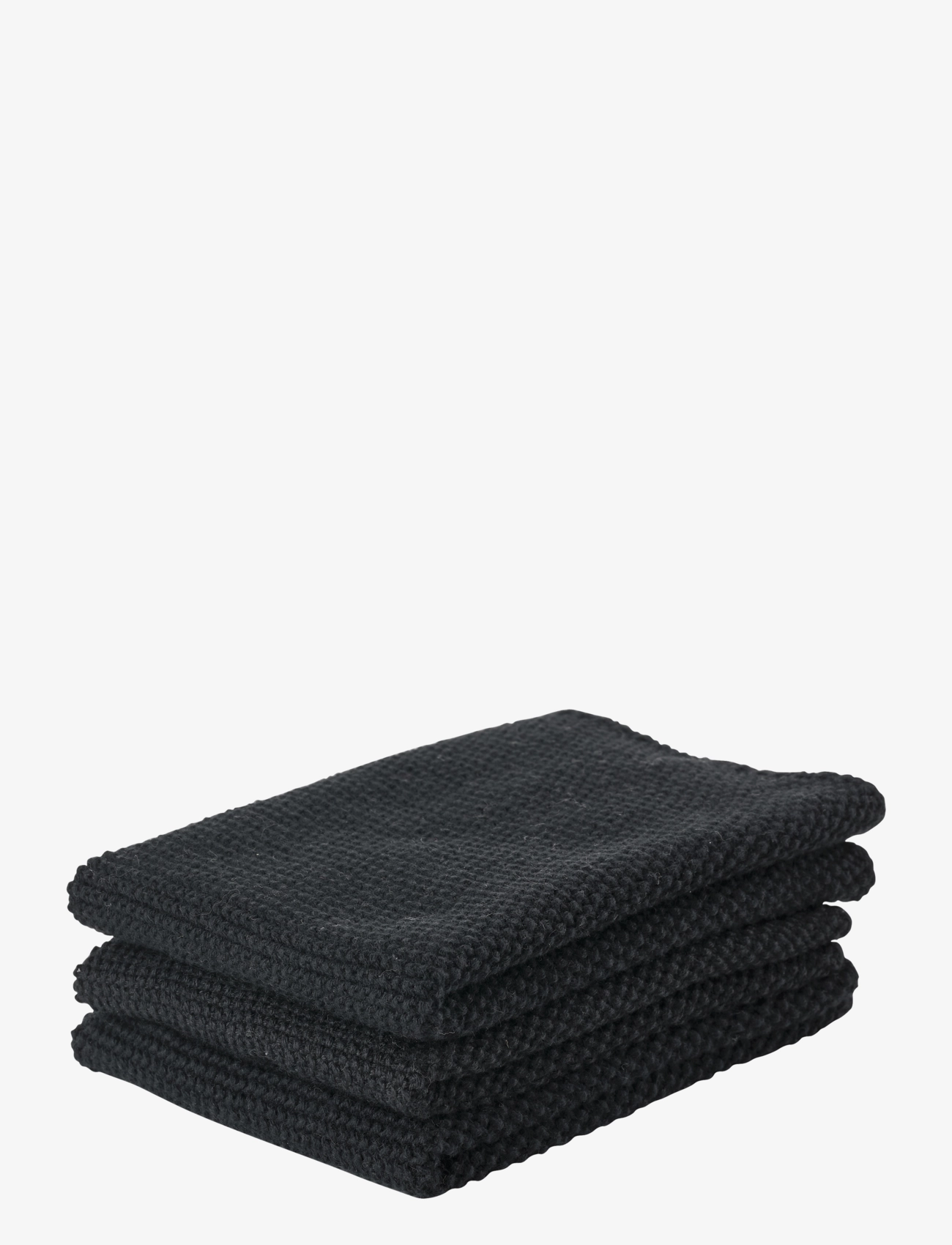 Zone Denmark Karklud 3 Stk., Cloths & Dishbrush, Sort, Str: 27X 27X 0.3CM