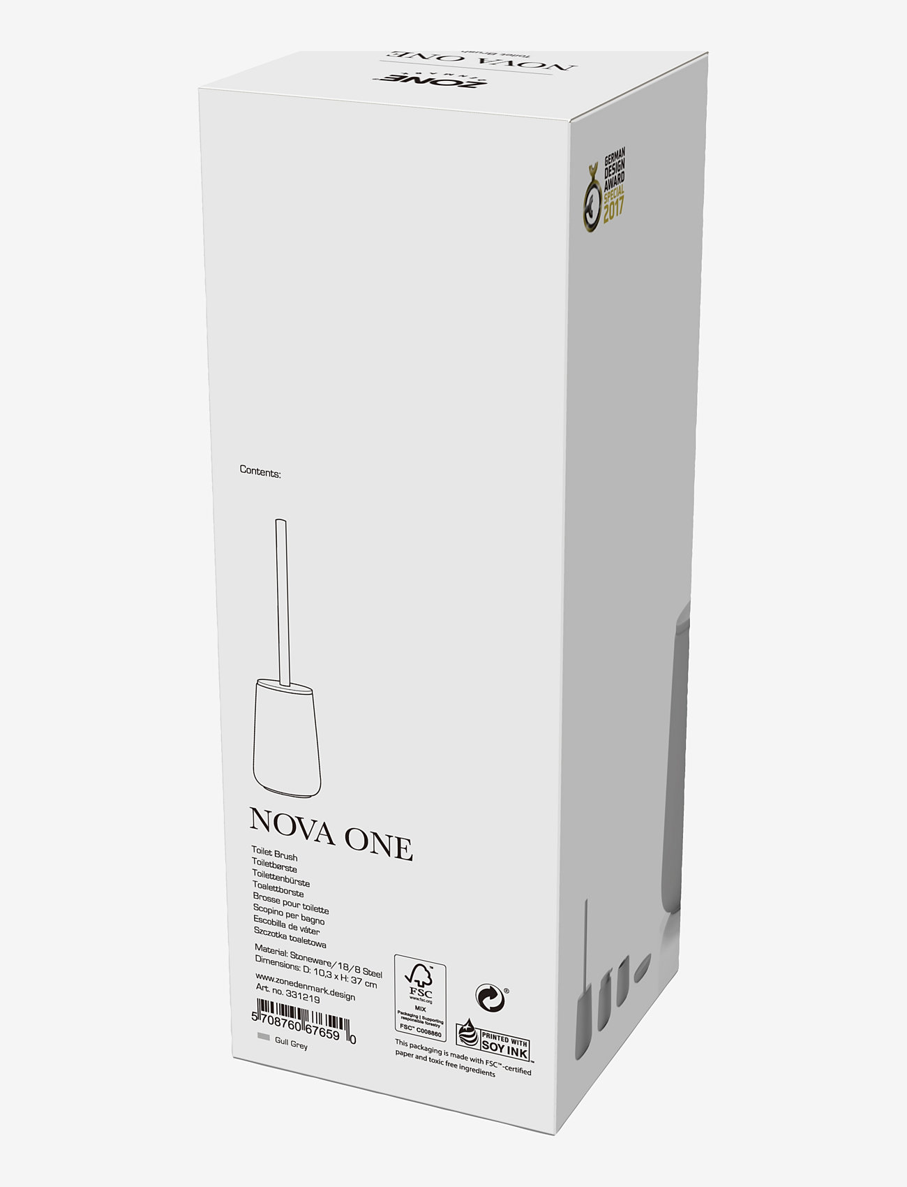 Zone Denmark - Toilet brush Nova One - light grey - 2