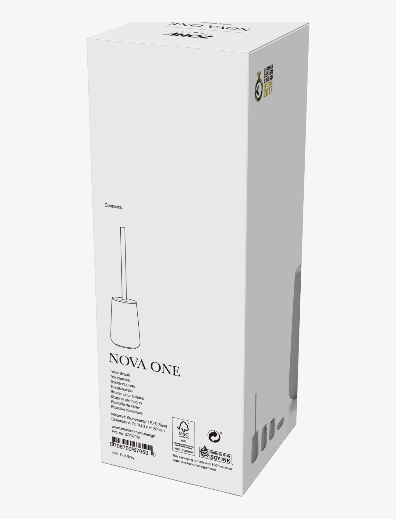 Zone Denmark - Toiletbørste Nova One - toiletbørster - light grey - 2