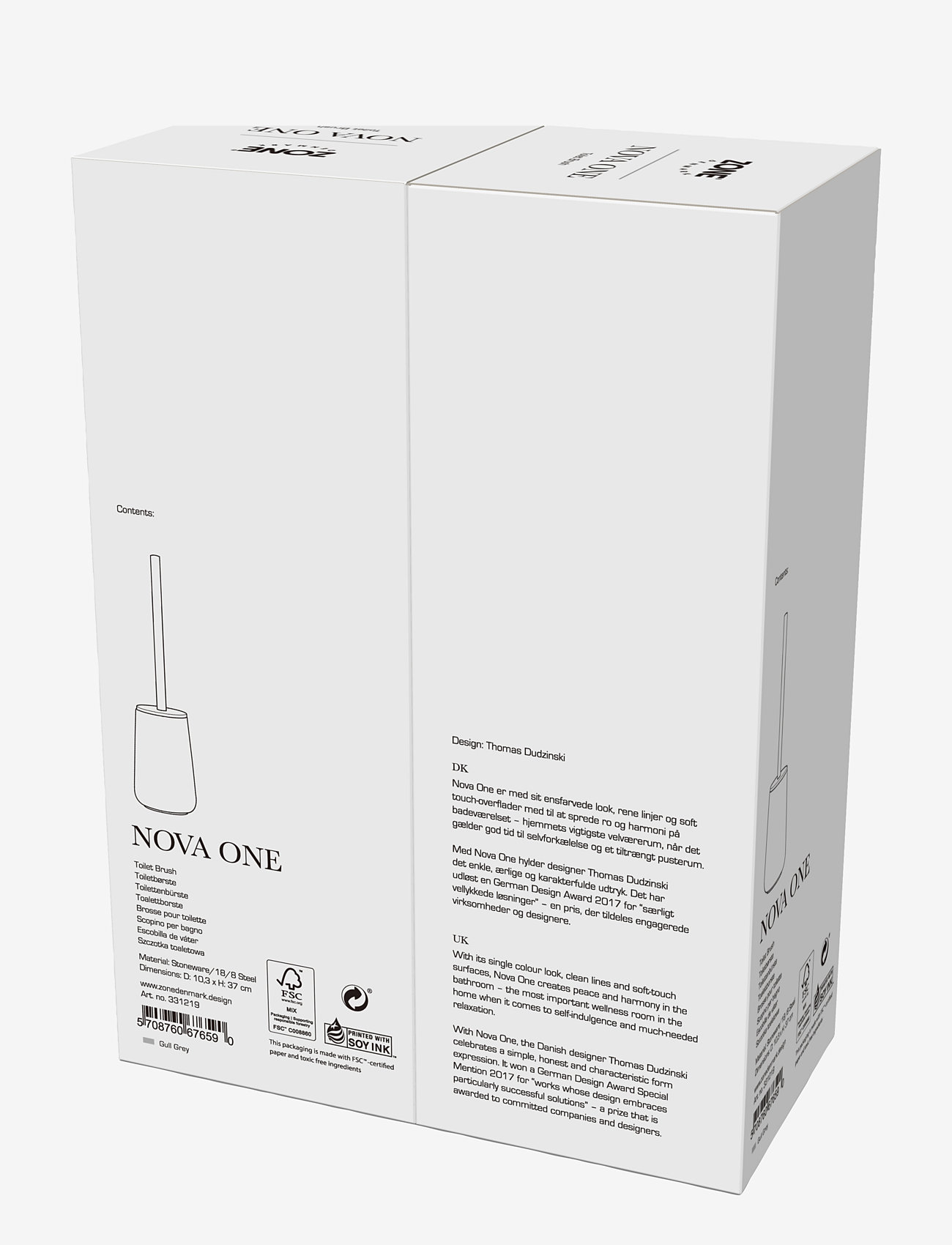 Zone Denmark - Toilet brush Nova One - light grey - 4
