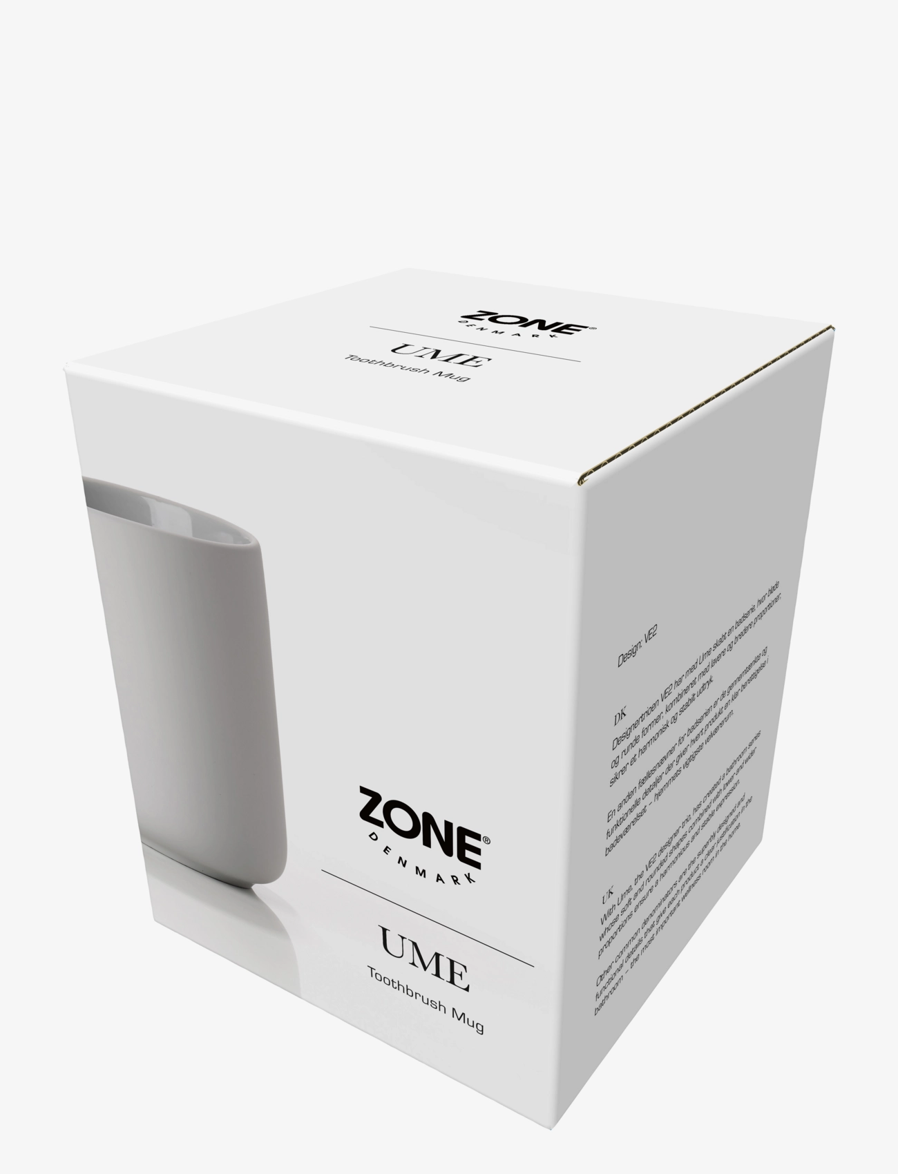Zone Denmark - Toothbrush mug Ume - uchwyt na szczoteczkę do zębów - grey - 2