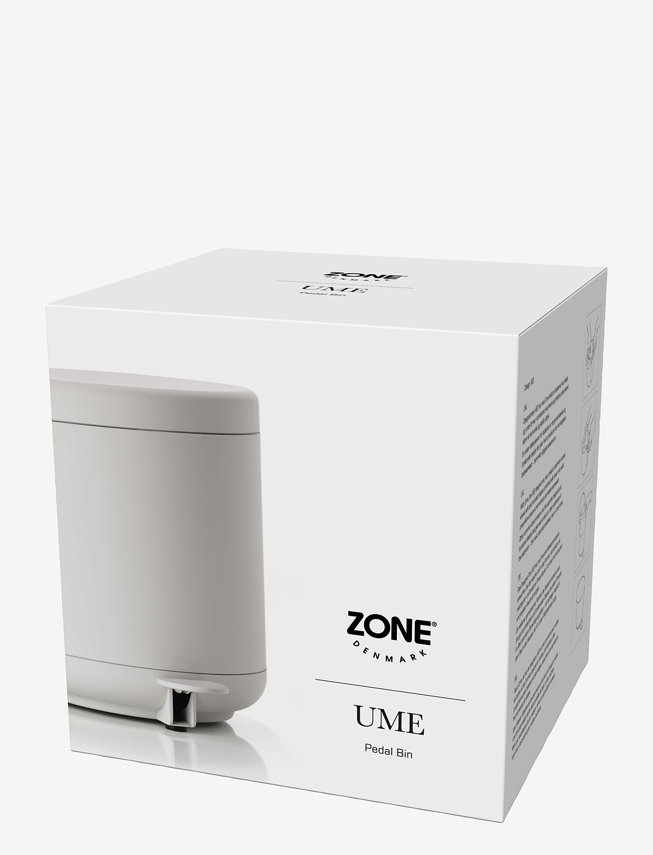 Zone Denmark - Pedalspand Ume - papirkurve & skraldespande - grey - 2