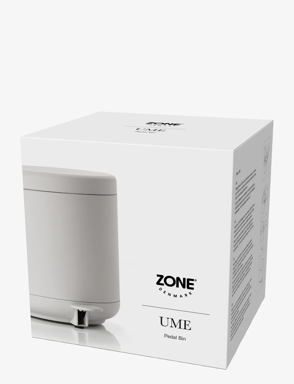Zone Denmark - Pedal bin Ume - paper bins - grey - 1