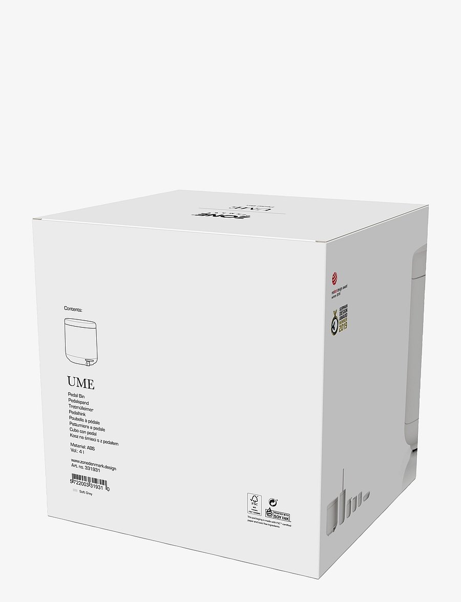 Zone Denmark - Pedal bin Ume - papierkörbe - grey - 3