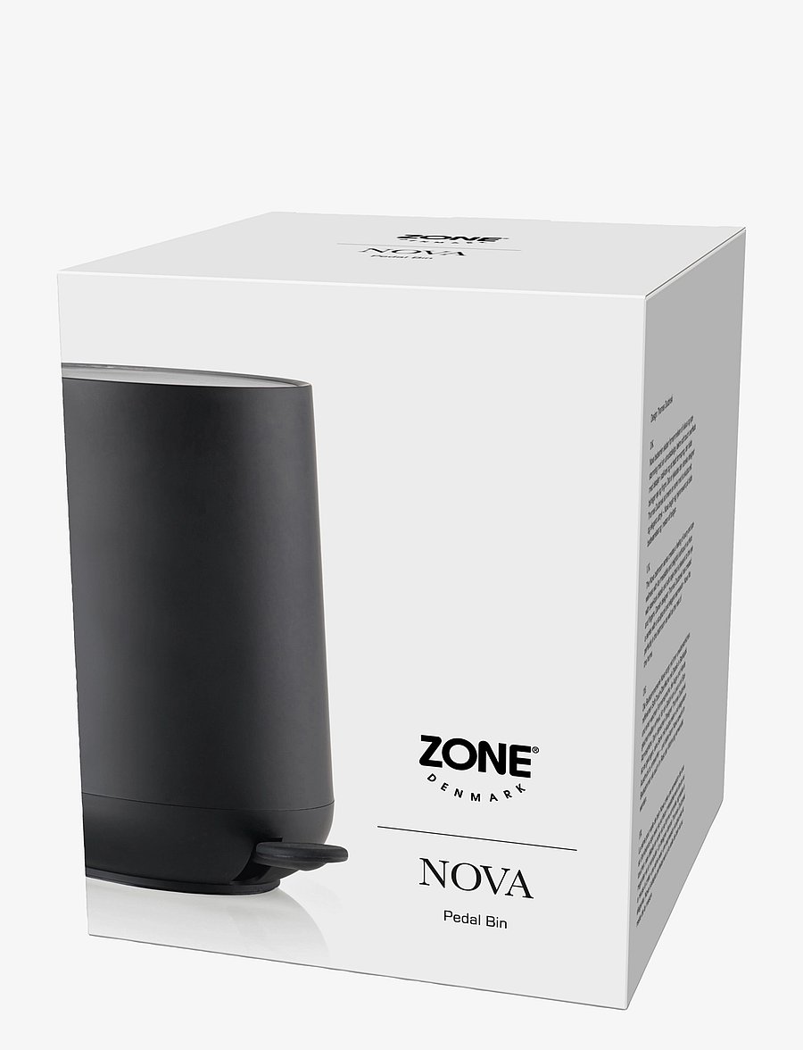 Zone Denmark - Pedal bin Nova - paberi prügikastid - black - 2