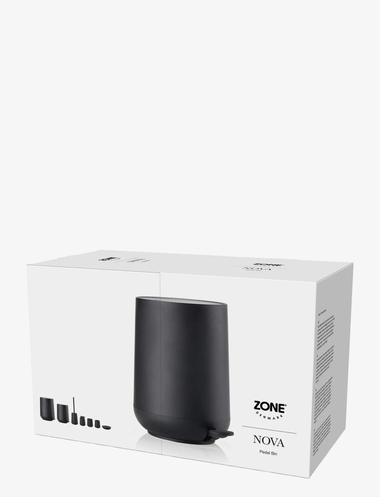 Zone Denmark - Pedal bin Nova - storage - black - 4