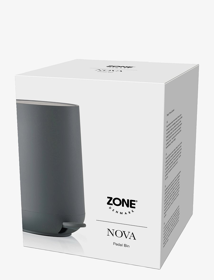 Zone Denmark - Pedal bin Nova - papierkörbe - grey - 2