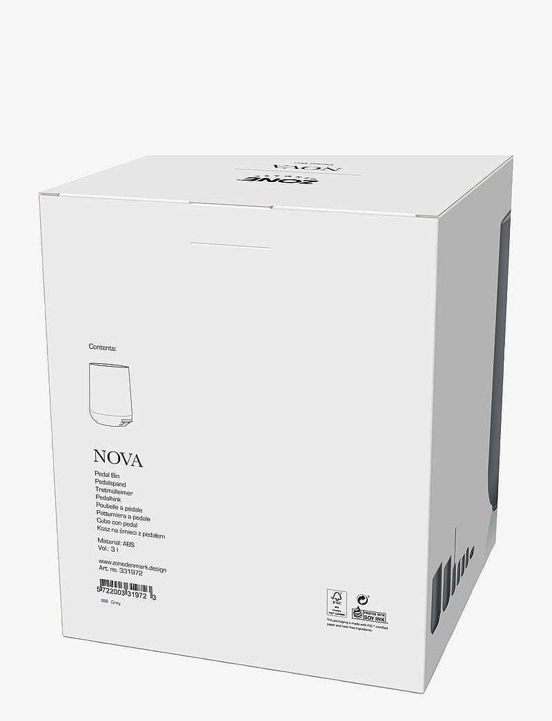 Zone Denmark - Pedal bin Nova - paberi prügikastid - grey - 2