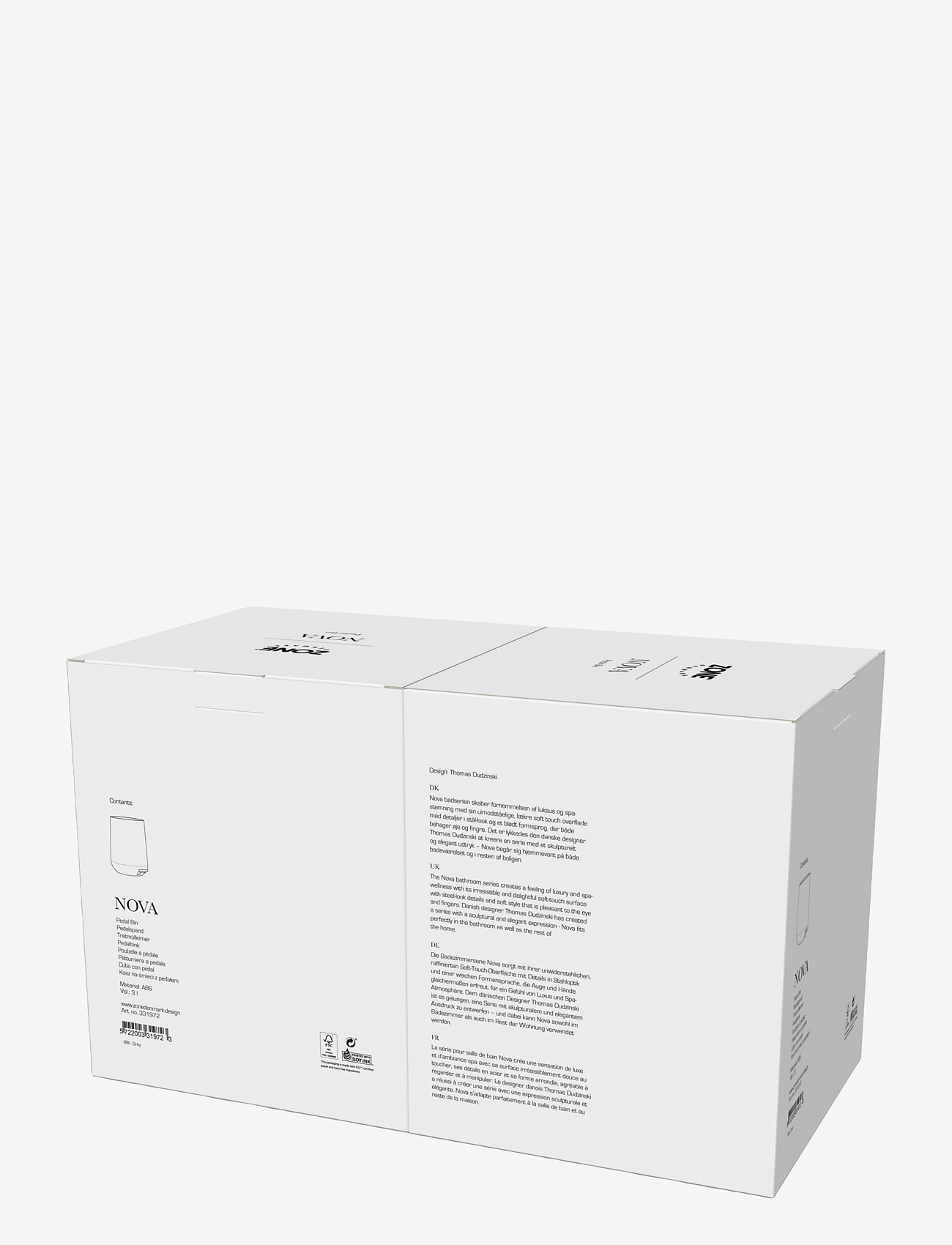 Zone Denmark - Pedal bin Nova - shop by price - grey - 4