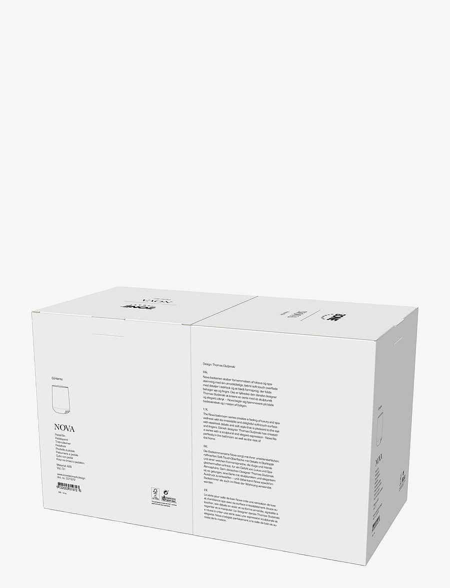 Zone Denmark - Pedal bin Nova - papierkörbe - grey - 5