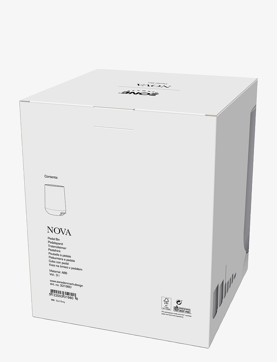 Zone Denmark - Pedal bin Nova - paberi prügikastid - light grey - 2