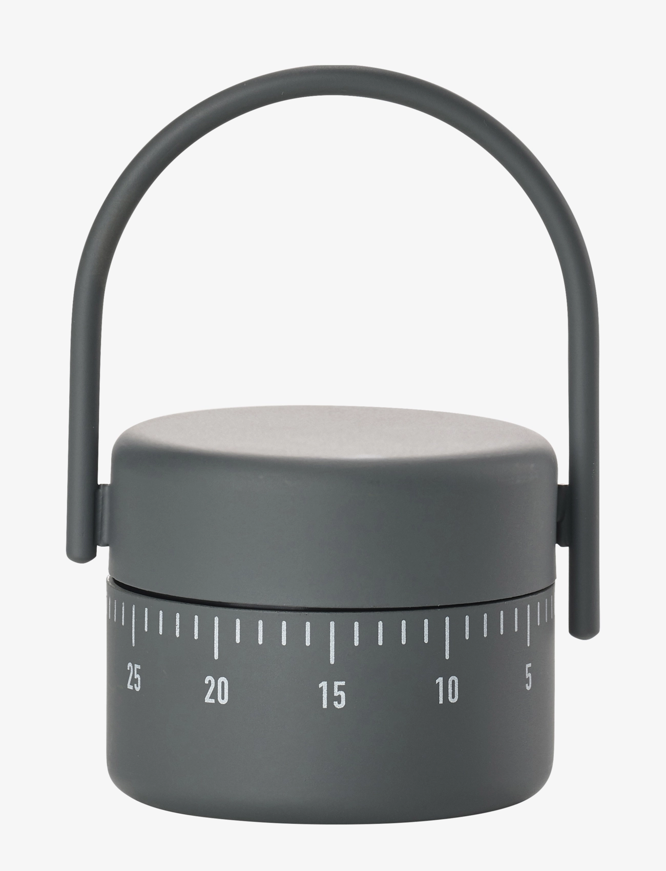 Zone Denmark Minutur Singles, Termometer og timer, Grå, Str: 5.4X 5.4X 8.9CM