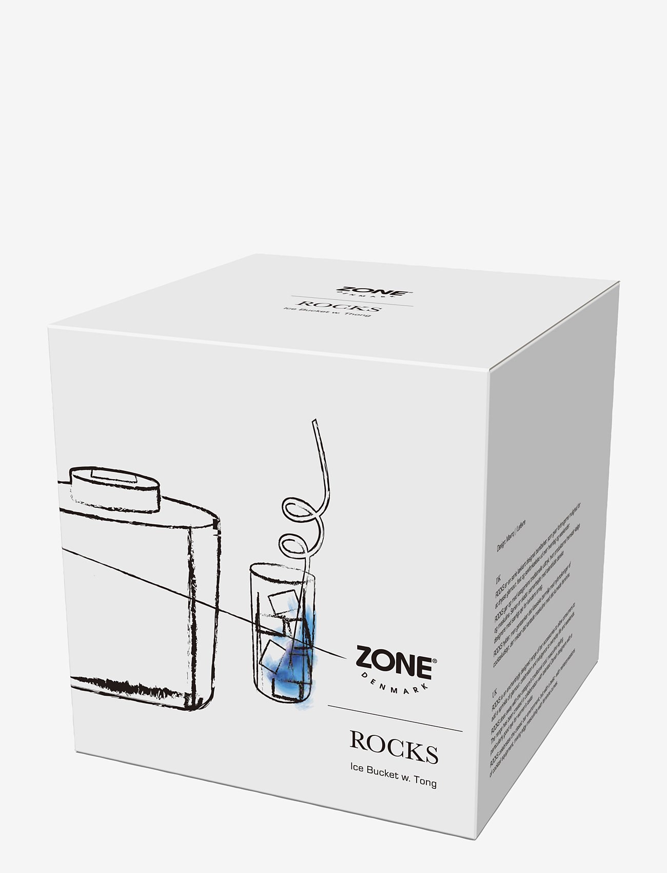 Zone Denmark - Isspand m/ tang Rocks - ice buckets - steel - 2