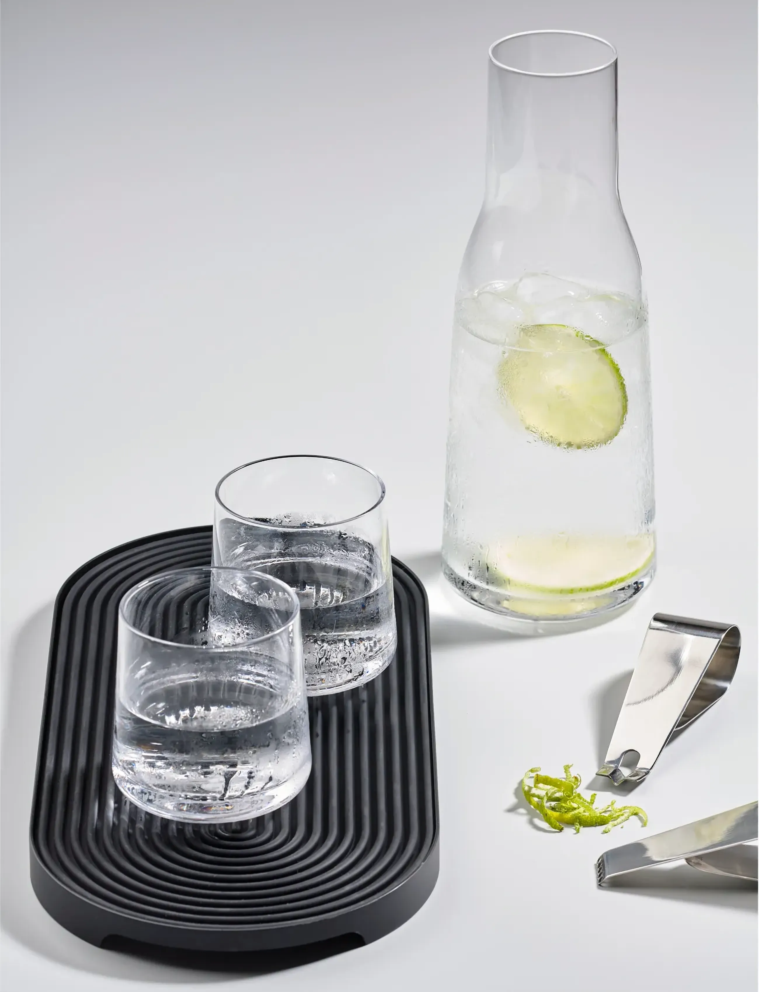 Zone Denmark Wideball Glas Rocks 9 Cm 2Stk, 34 CL, Glass, Nackt - Drinking Homeware