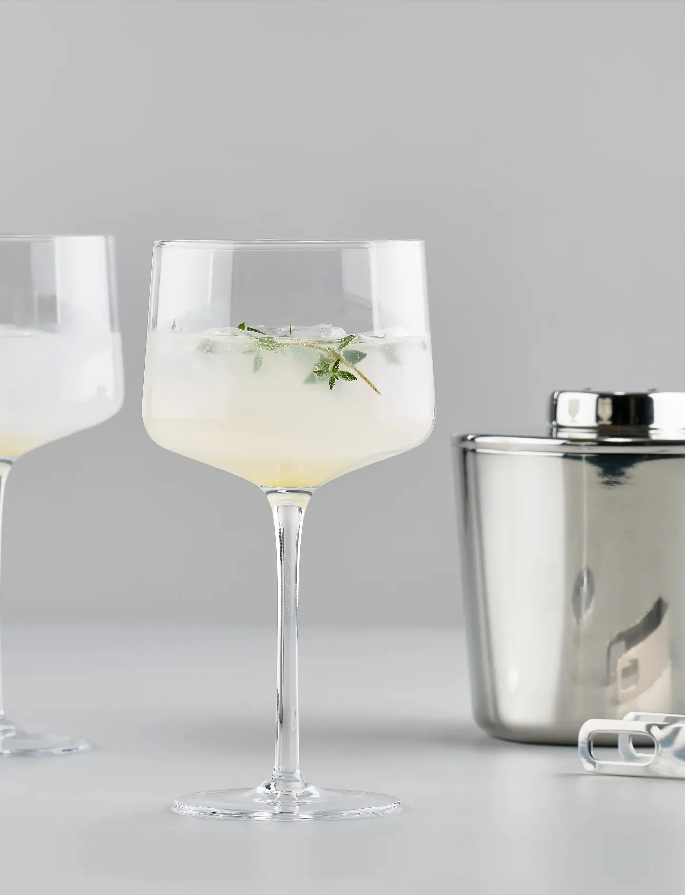 Zone Denmark Copa/Gt Glas Rocks 19 Cm 2Stk, 47 CL, Glass, Nackt - Gin Homeware