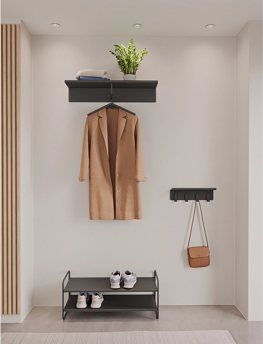 Zone Denmark - Shoe rack A-Shoe Rack - svart - 4