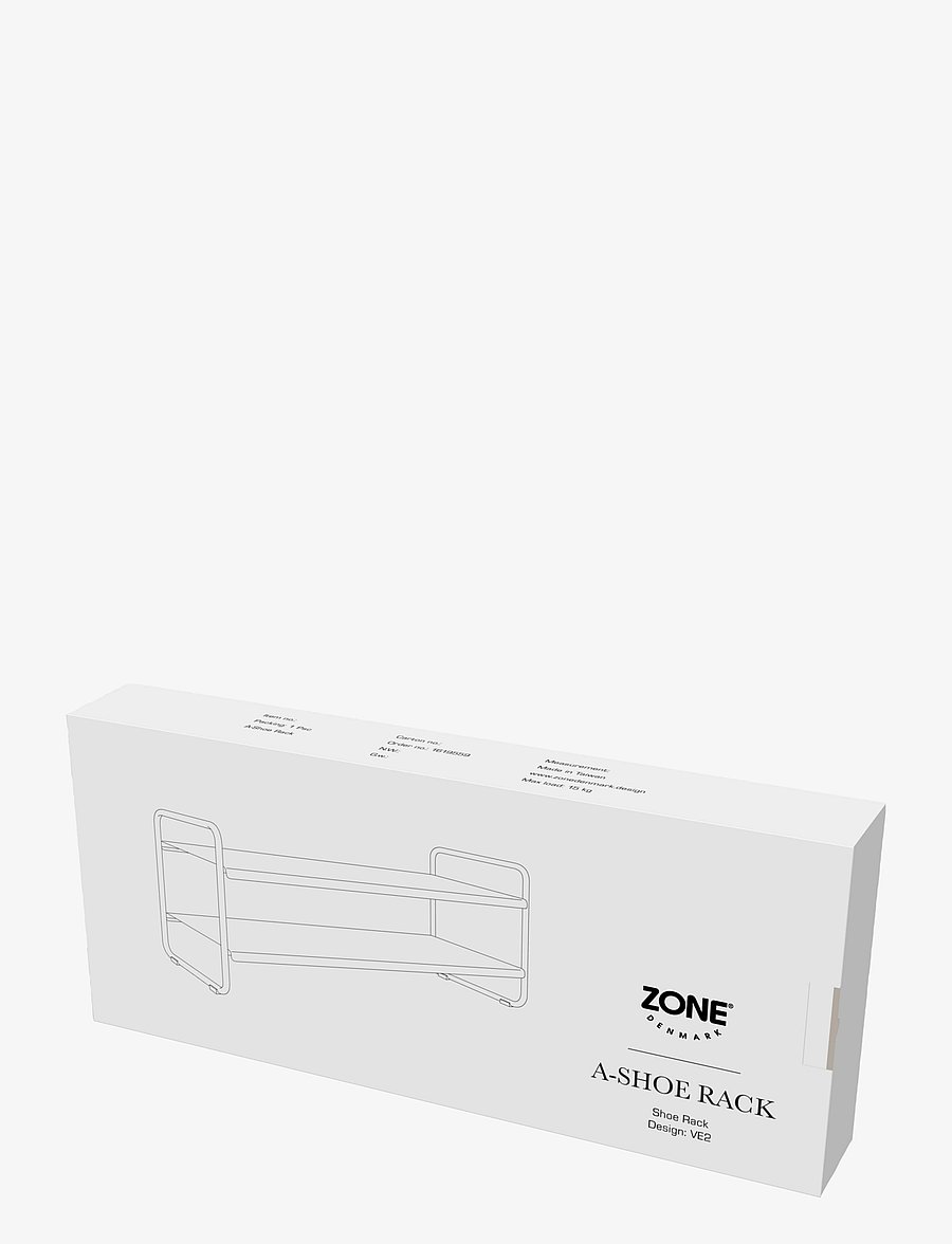 Zone Denmark - Shoe rack A-Shoe Rack - svart - 3