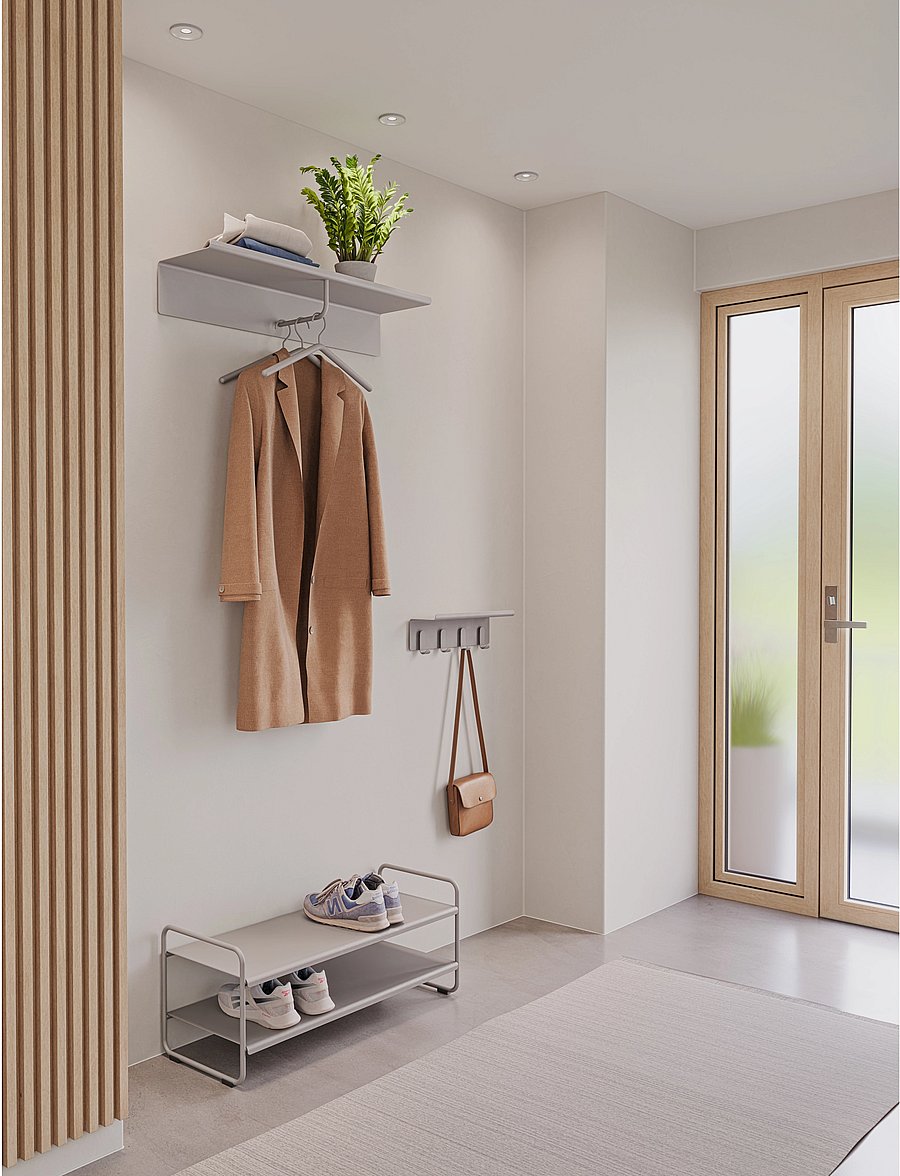 Zone Denmark - Shoe rack A-Shoe Rack - schuhregale und tabletts - grÅ - 5