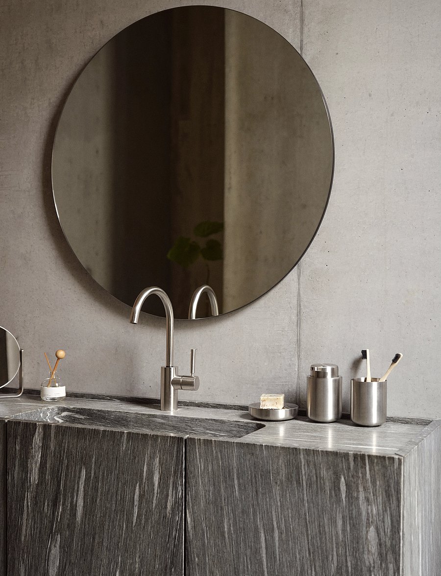 Zone Denmark - Soap dispenser Ume - seifenspender & seifenschalen - borstat stÅl - 5
