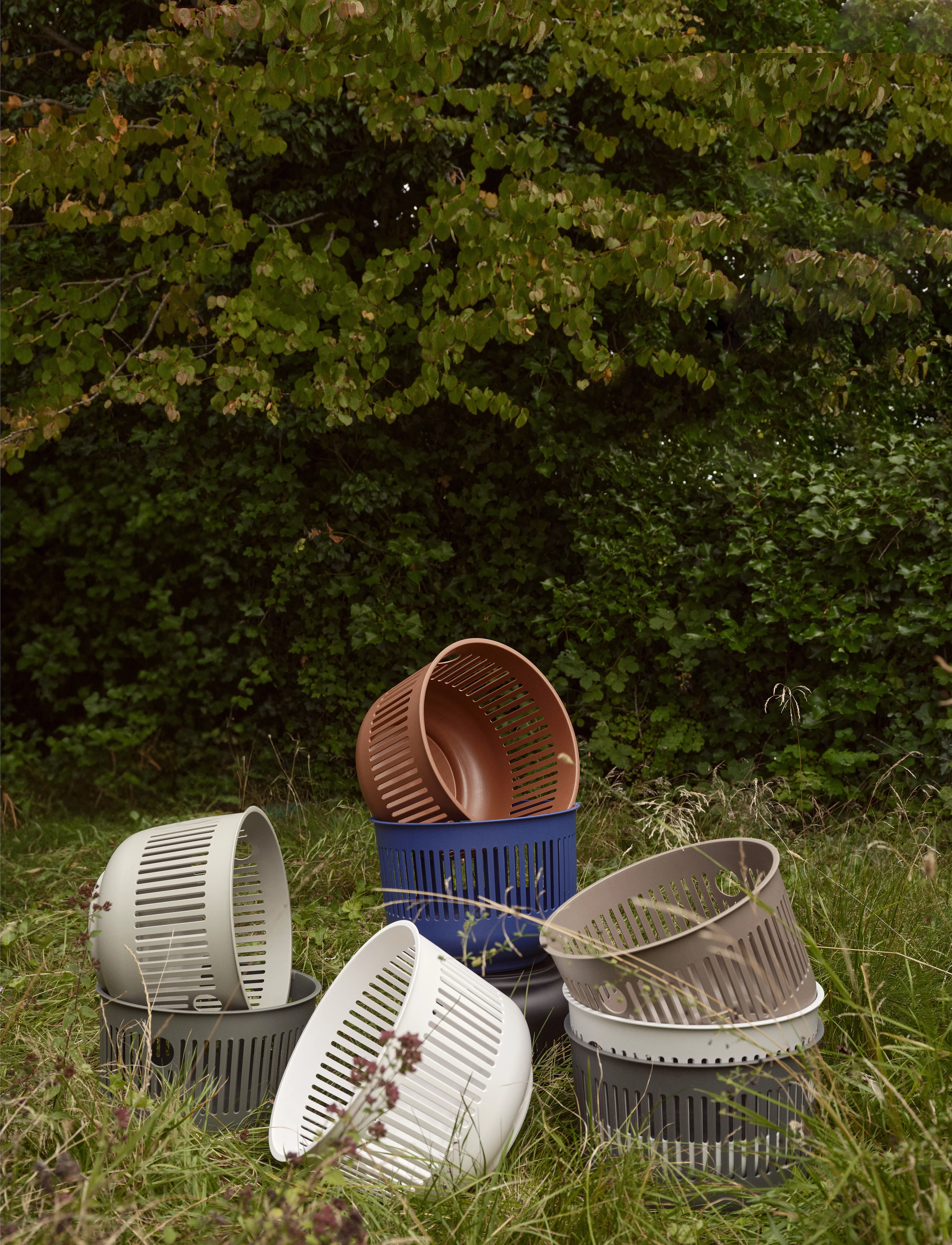 Zone Denmark Vasketøjskurv Ume, 29 cm, Storage, Blau - Laundry Baskets, Homeware