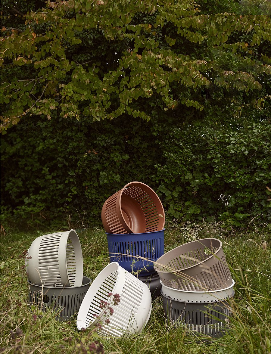 Zone Denmark - Laundry Basket Ume - wäschekörbe - grey - 0