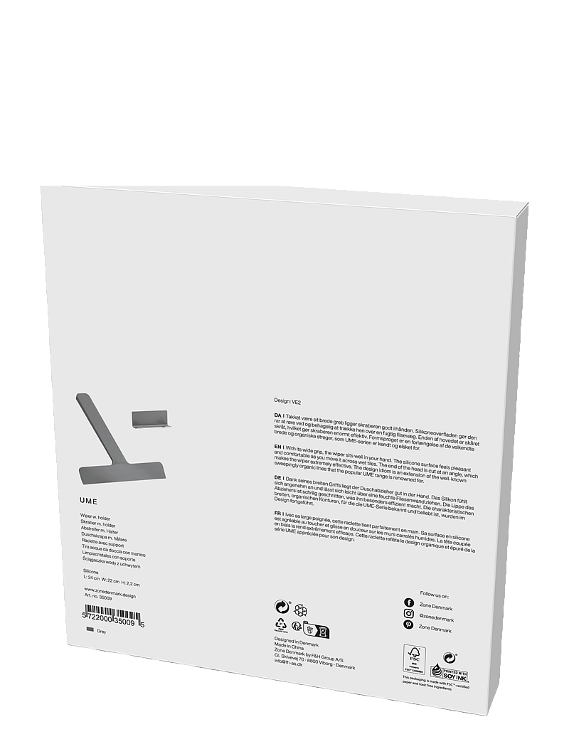 Zone Denmark - Wiper w. holder Ume - nach preis einkaufen - grey - 2